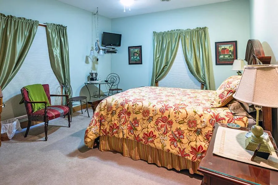 Bed in Scottish Bed & Breakfast