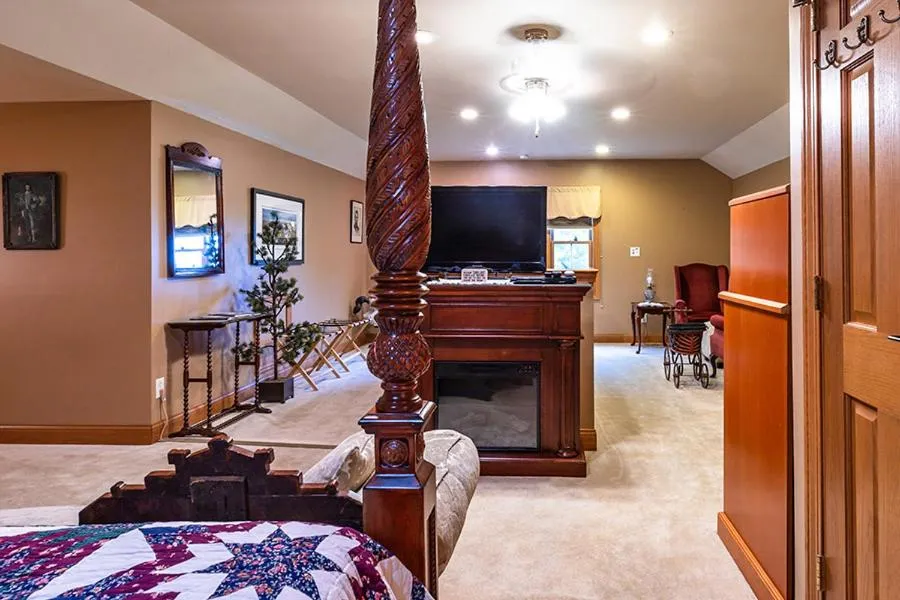 Bed in Scottish Bed & Breakfast