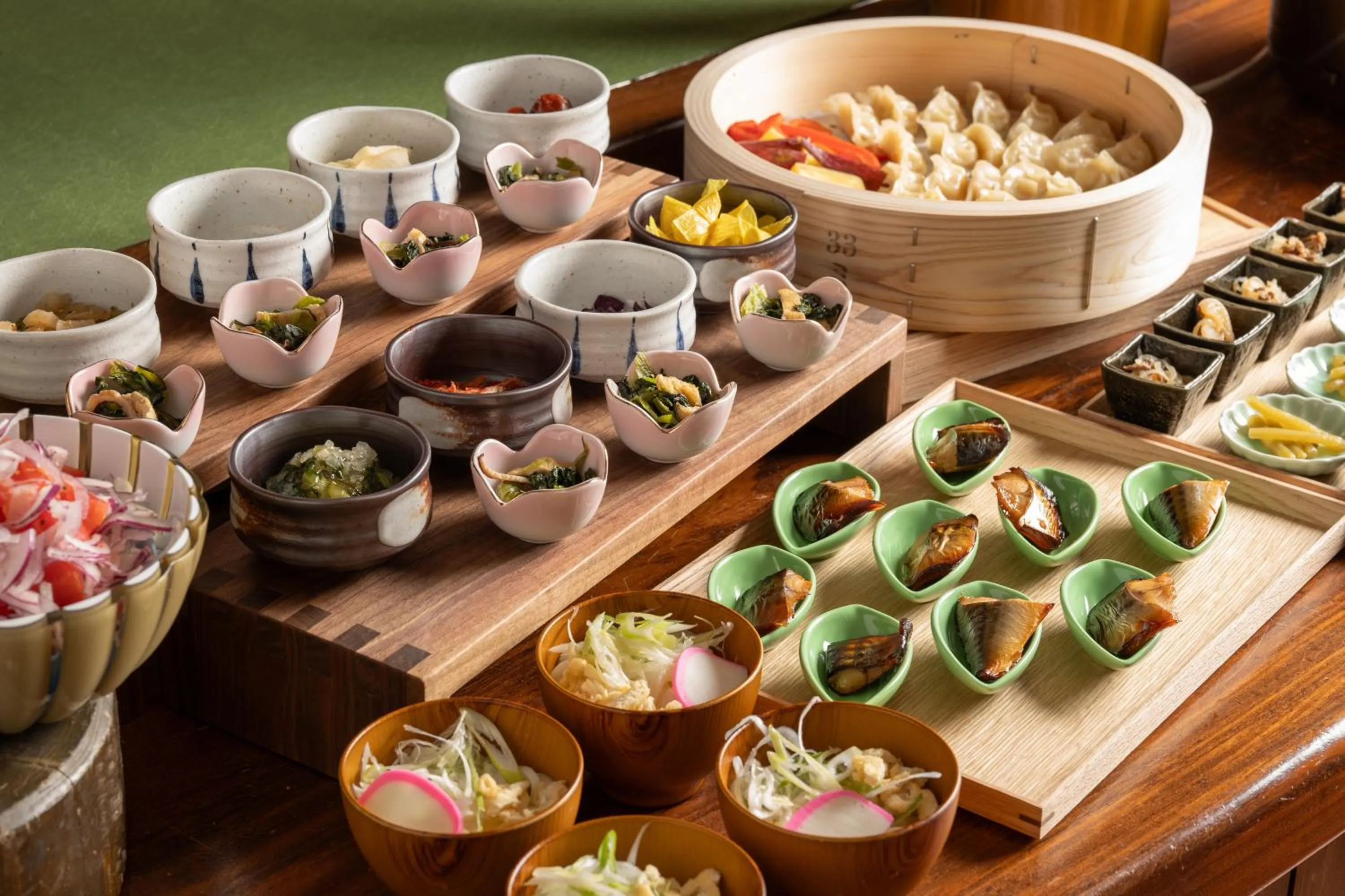 Buffet breakfast in Hotel Vista Premio Kyoto Kawaramachi St