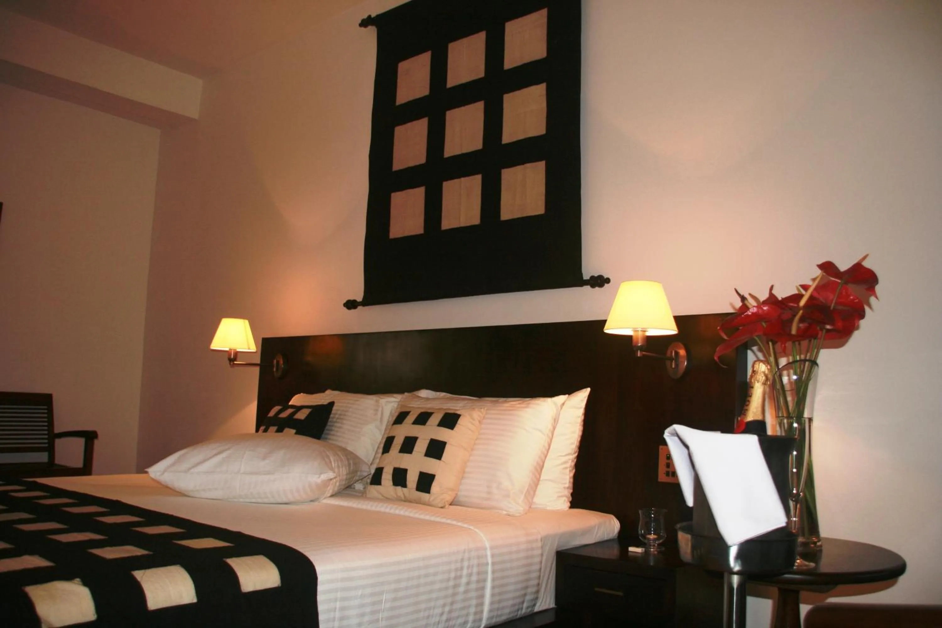 Bedroom, Bed in Weligama Bay Resort