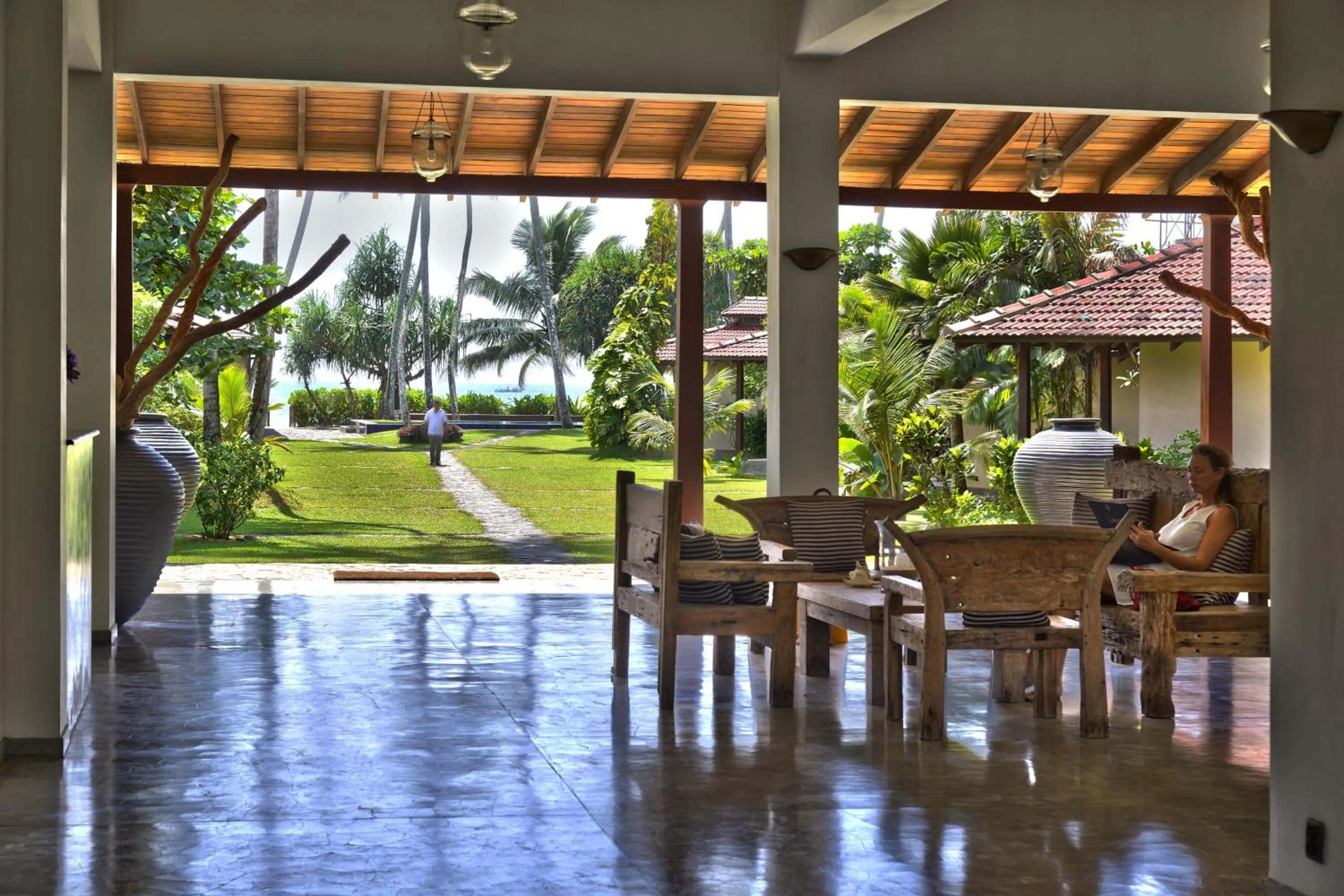 Lobby or reception in Weligama Bay Resort