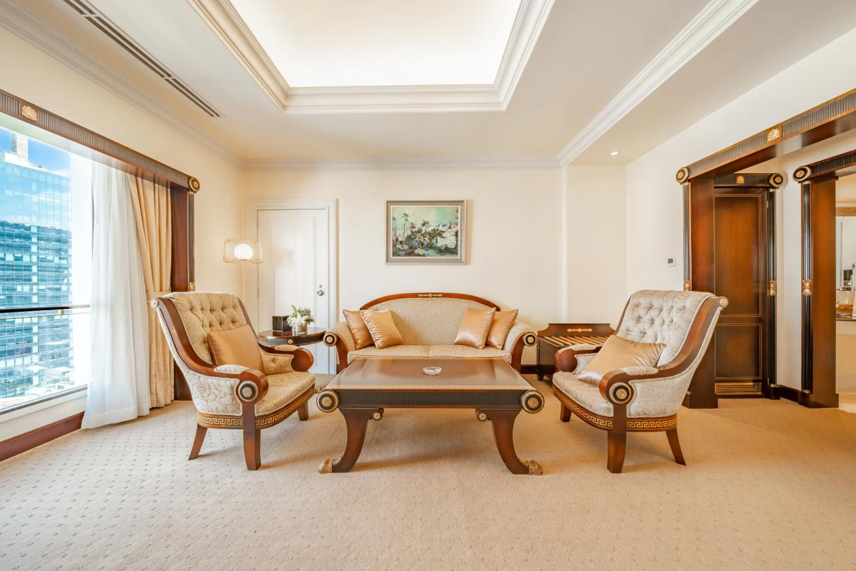 Seating area in Lotte Hotel Saigon