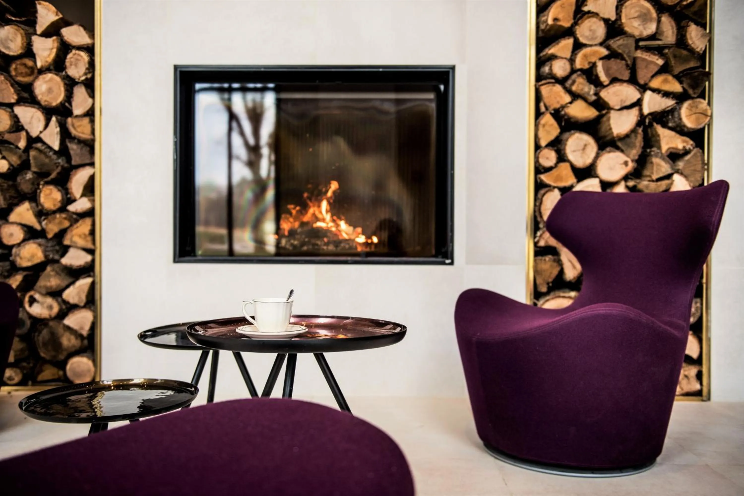 Seating area in Relais de Chambord, a Small Luxury Hotels of the World