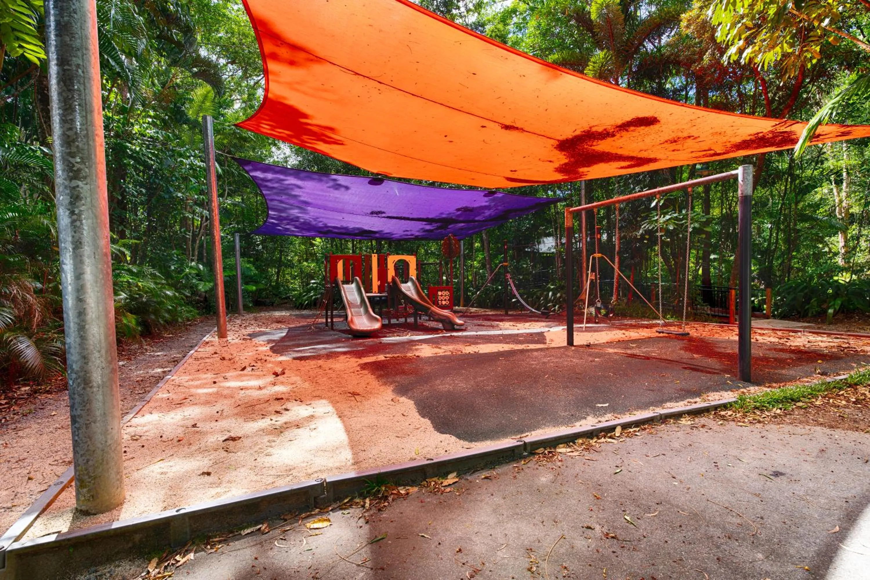 Children play ground in PK's Jungle Village