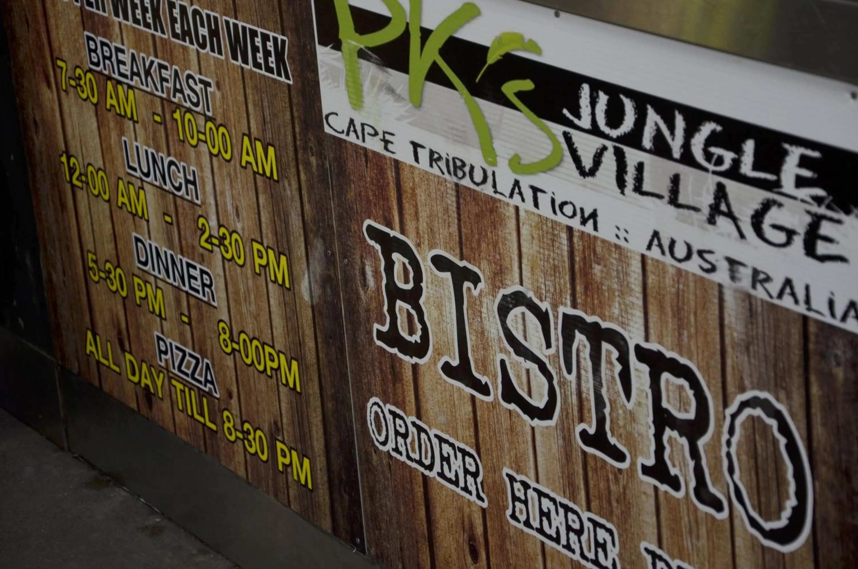 Restaurant/places to eat in PK's Jungle Village