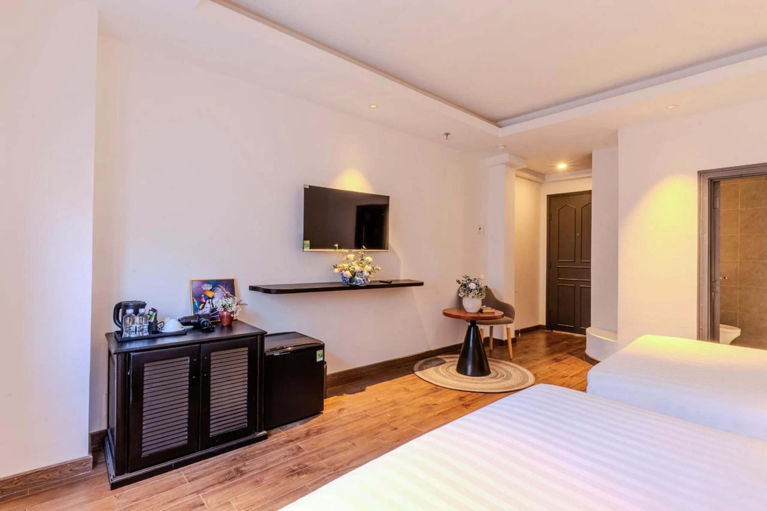 Bed in Cosmo Park Hotel