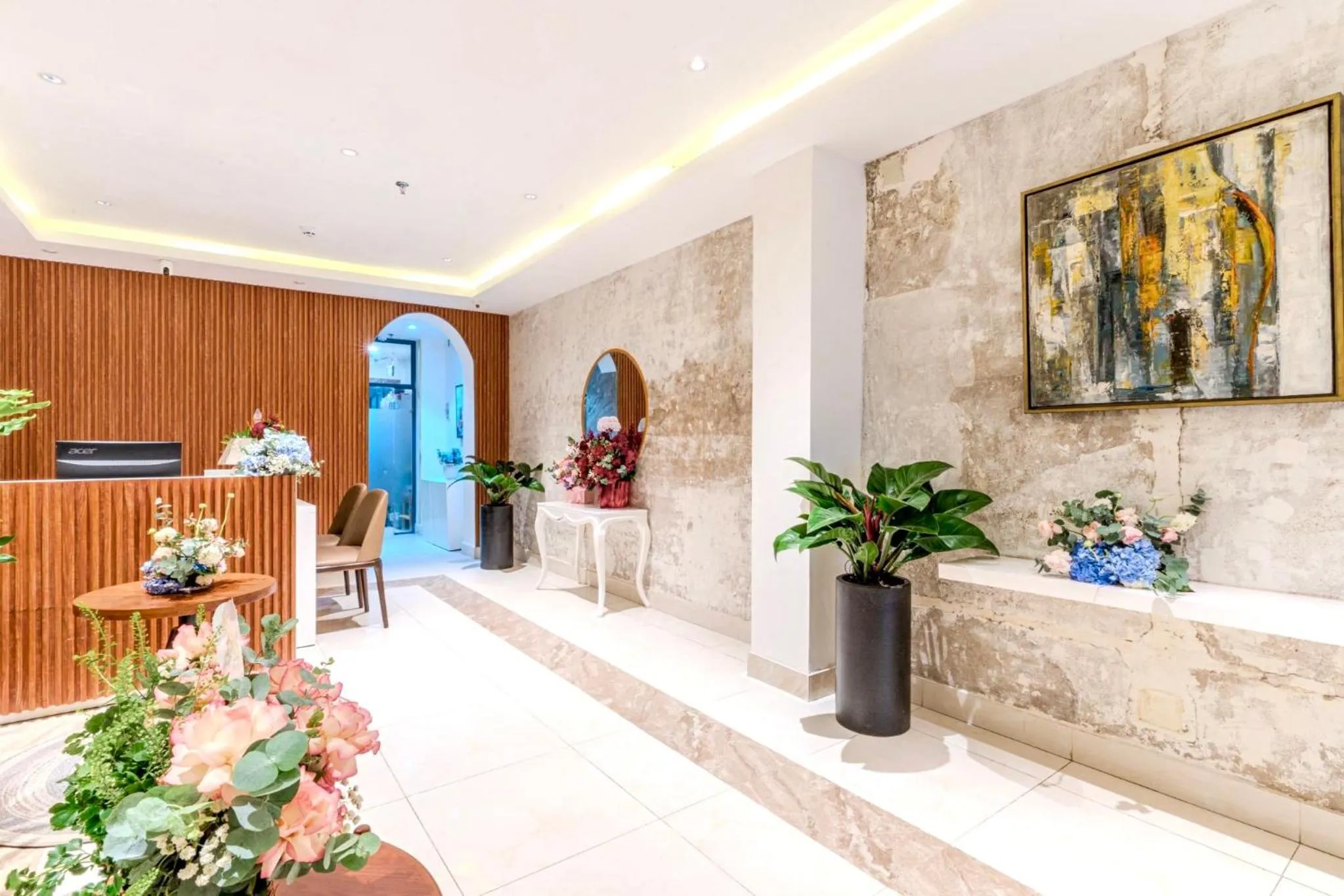 Lobby or reception in Cosmo Park Hotel