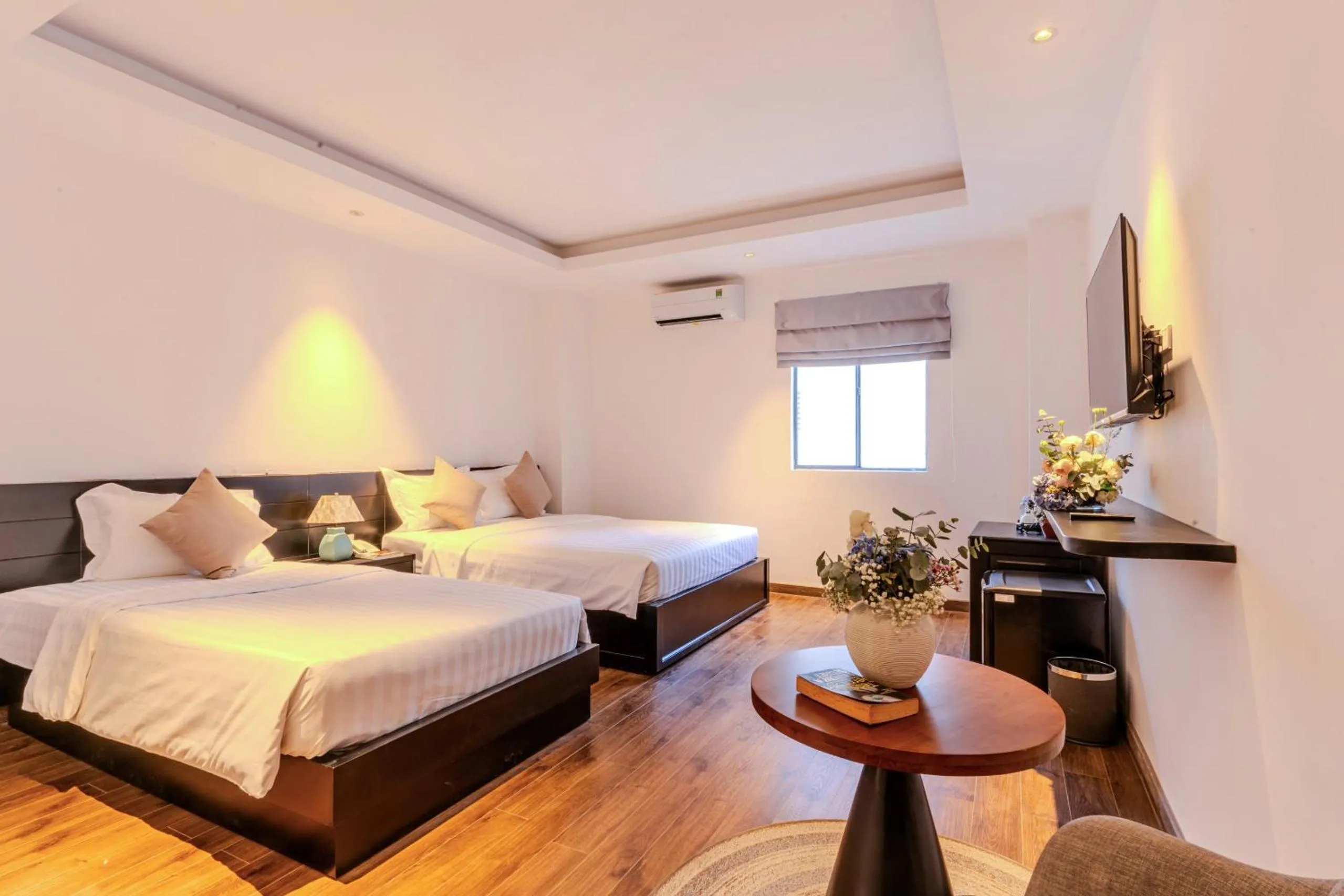 Bed in Cosmo Park Hotel