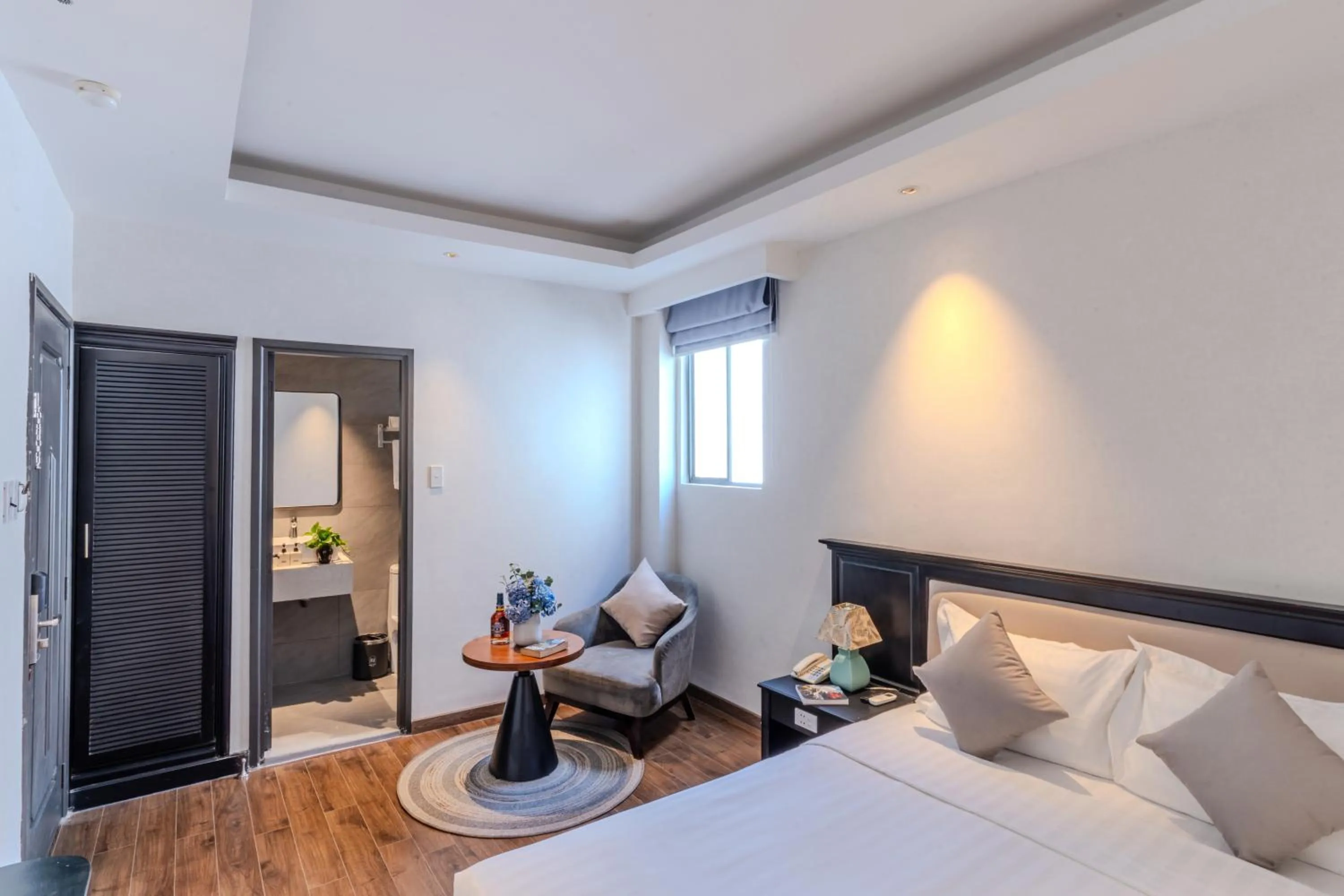 Bed in Cosmo Park Hotel