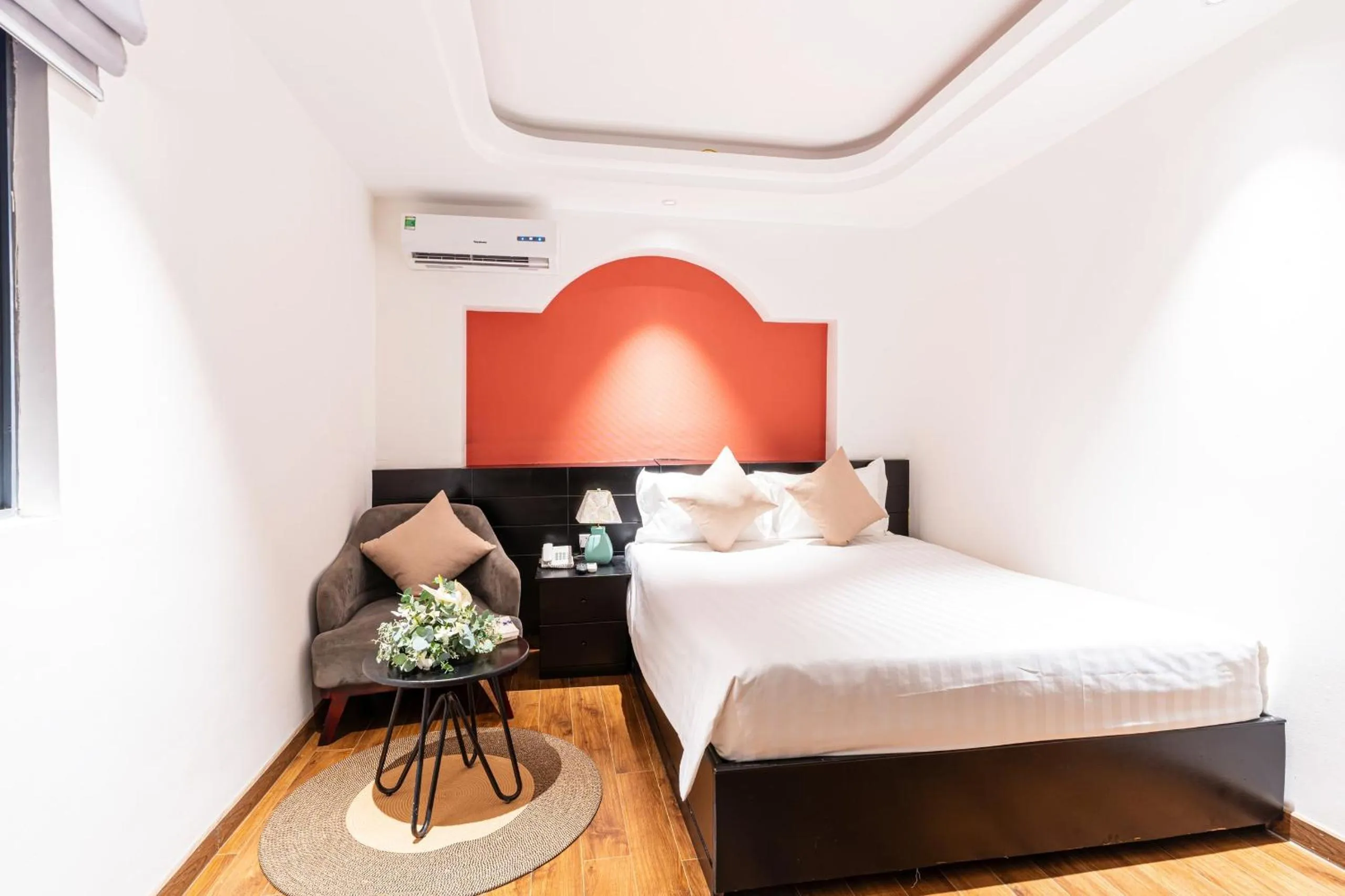 Bed in Cosmo Park Hotel