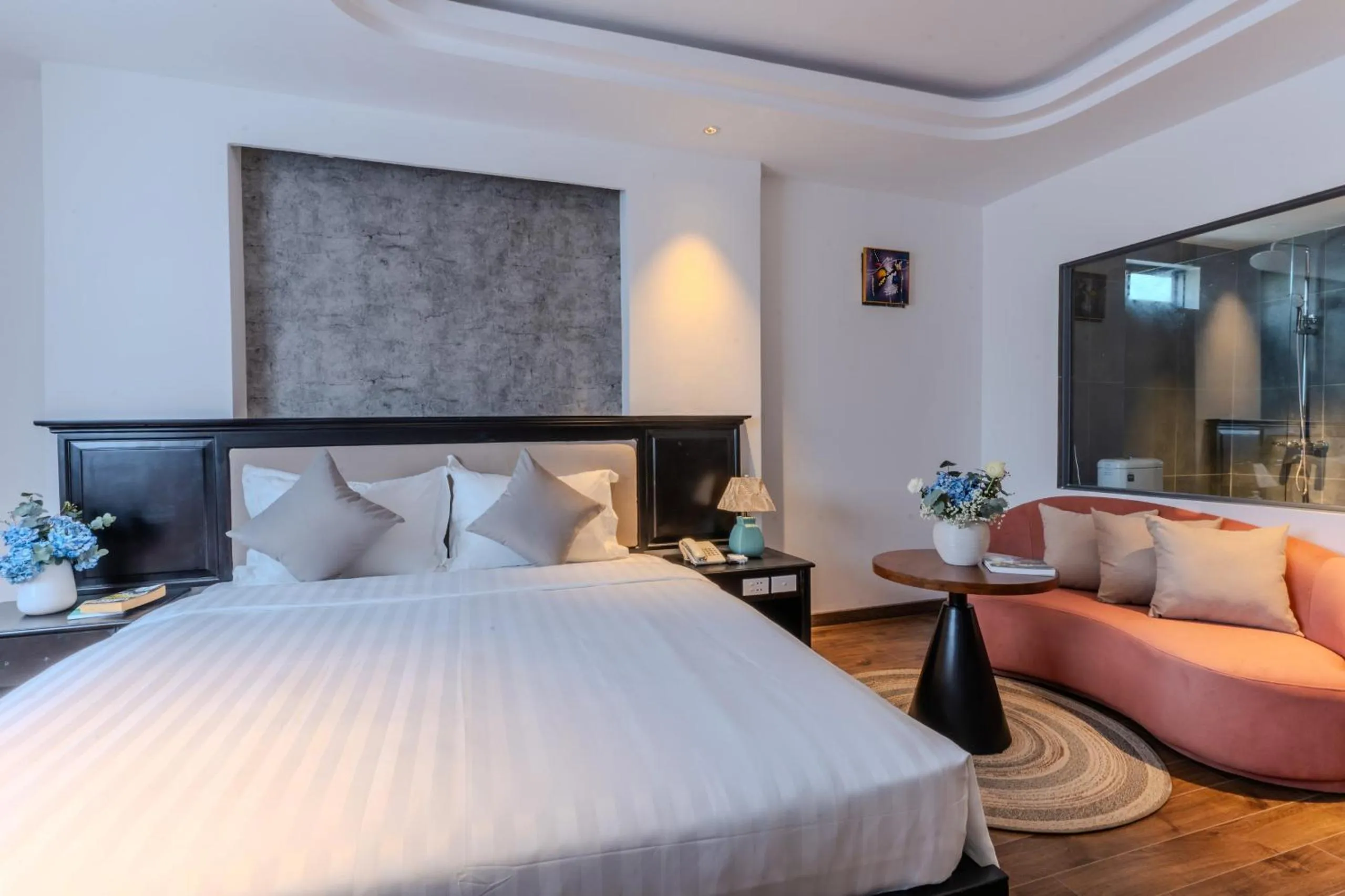 Bed in Cosmo Park Hotel