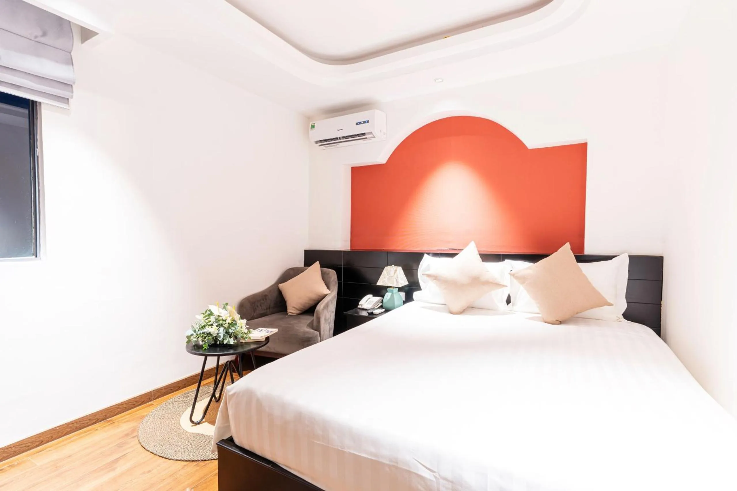 Bed in Cosmo Park Hotel