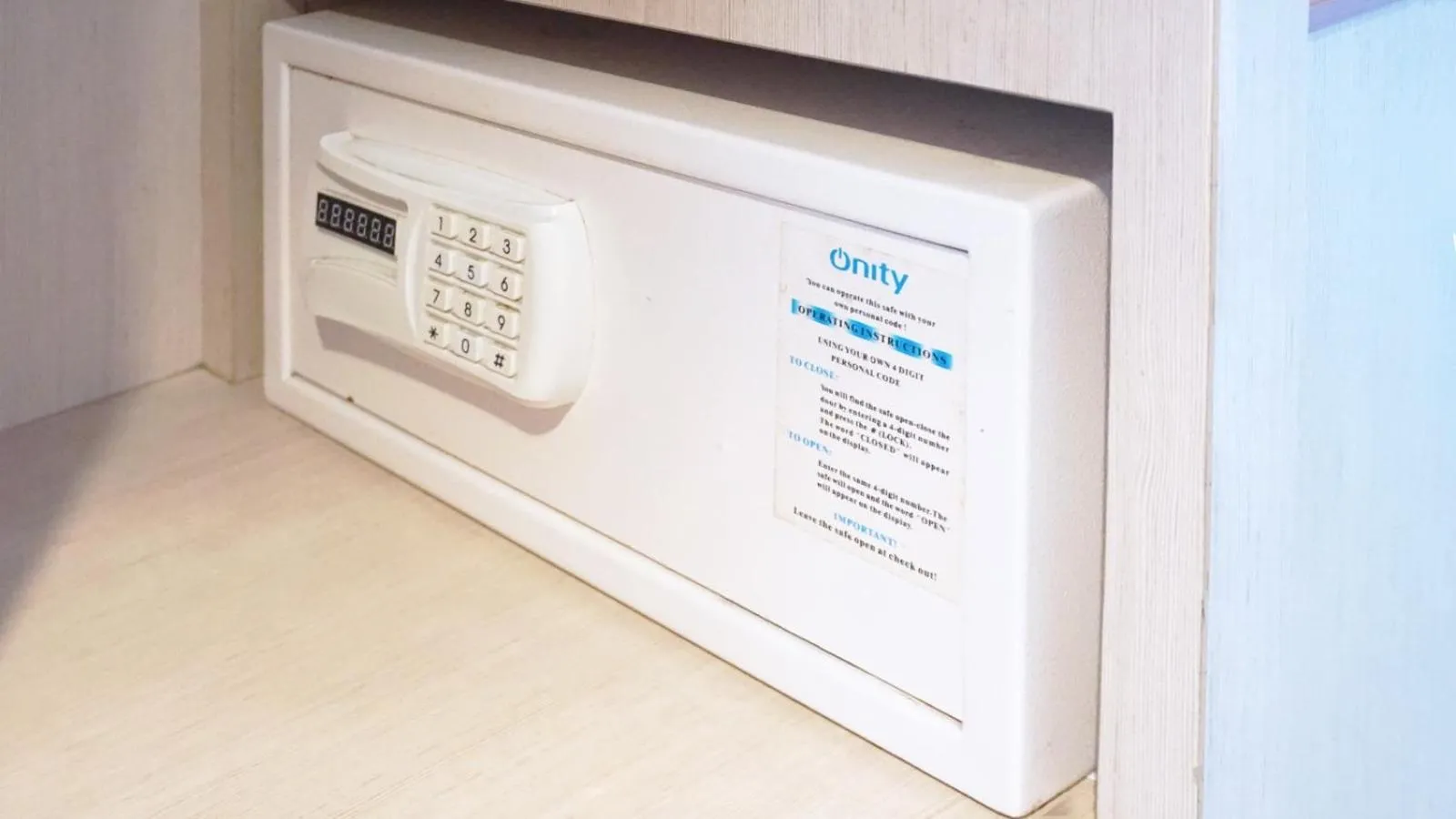 safe in Conjioo Hotel Kuta Managed By MHM