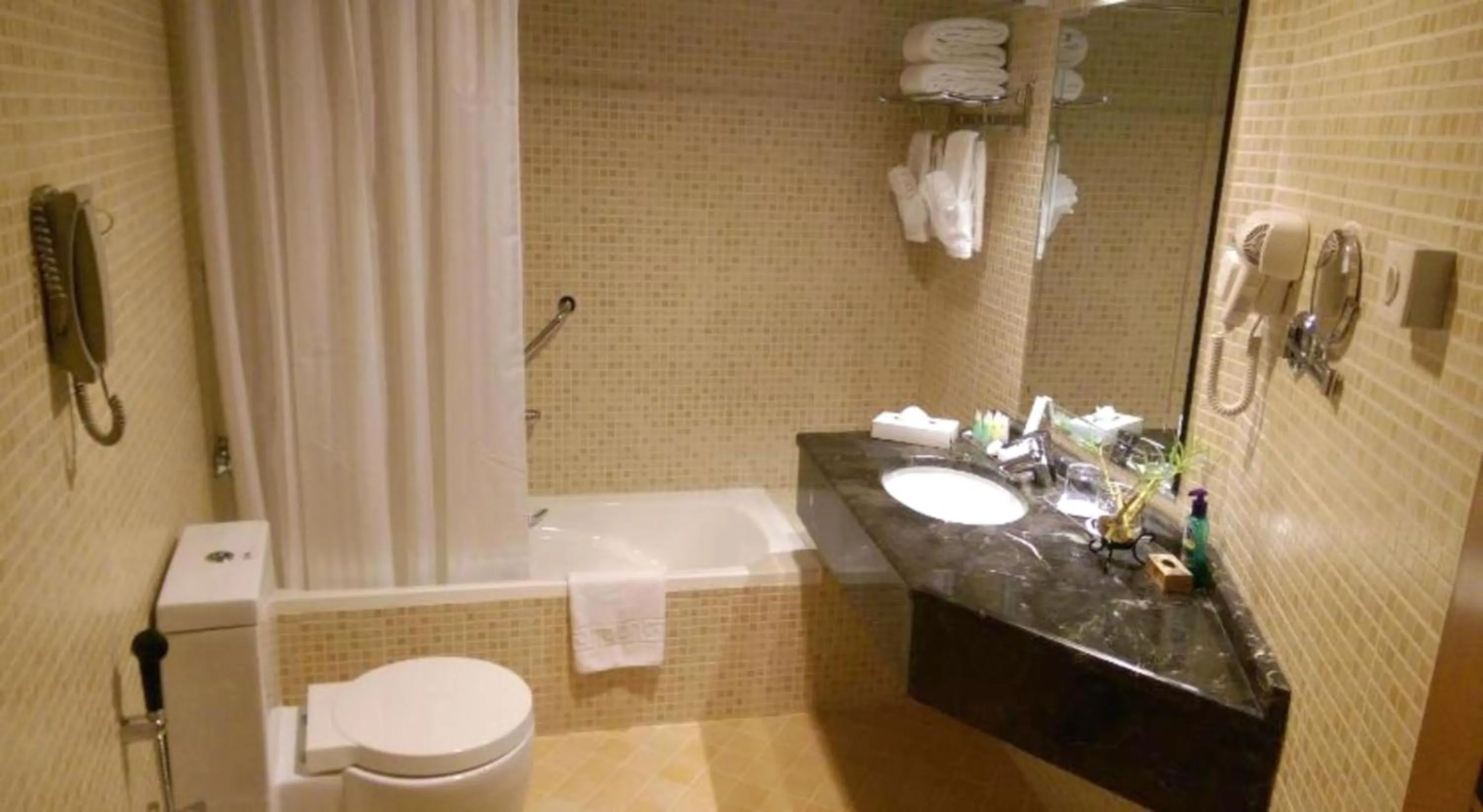 Shower in Aryana Hotel