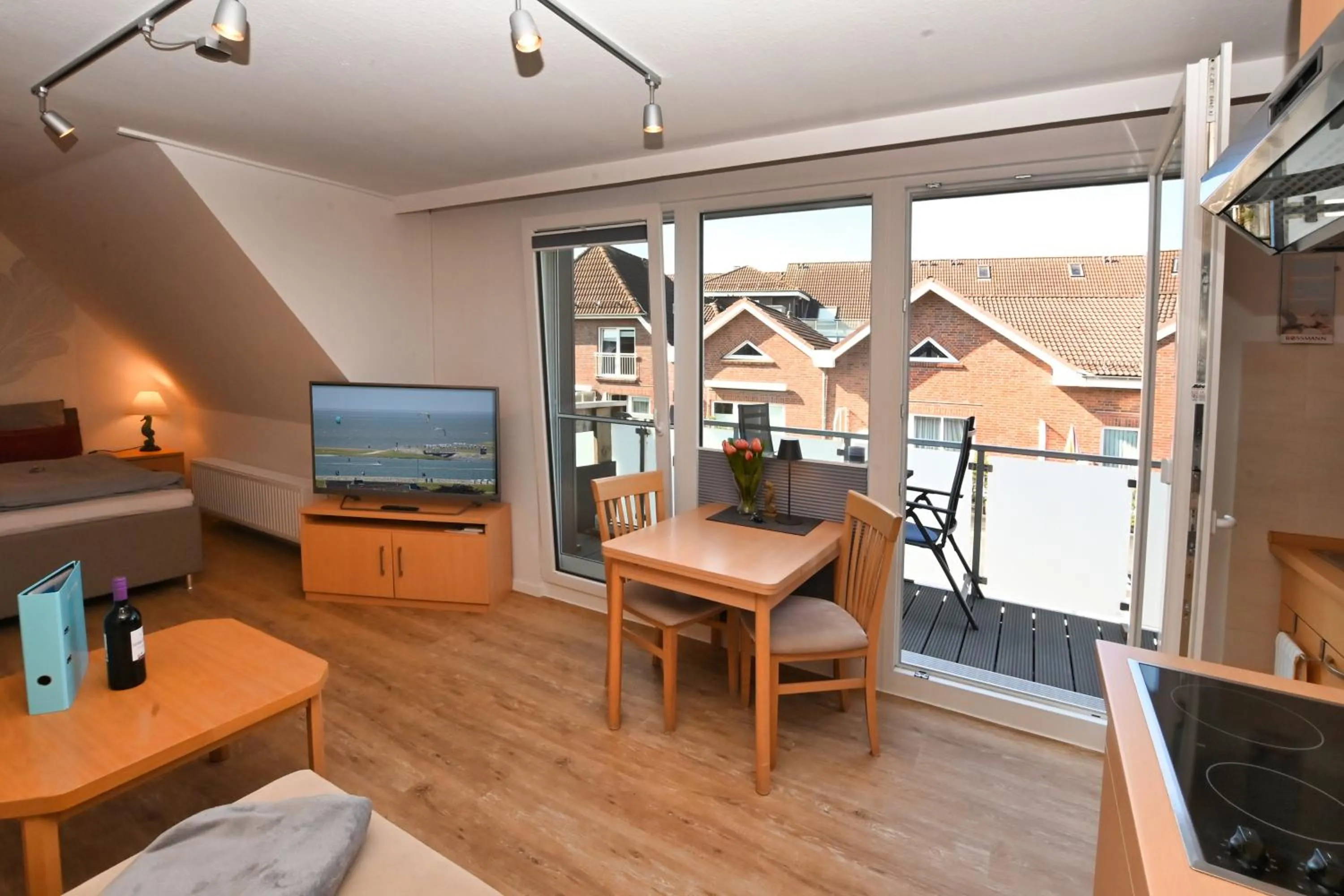 Living room in Ferienwohnung NORDIA Allee und See