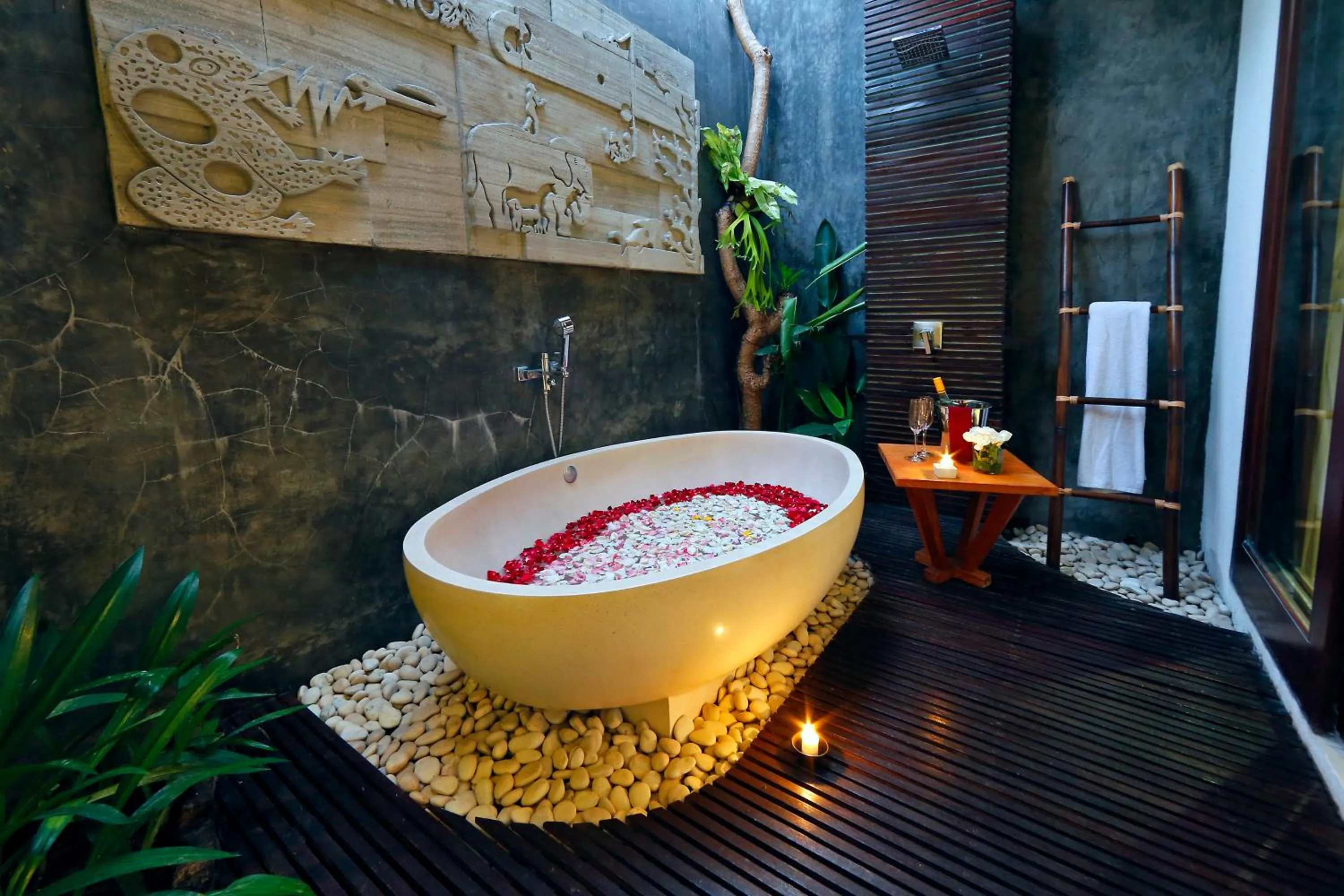 Bathroom in Chandra Bali Villas