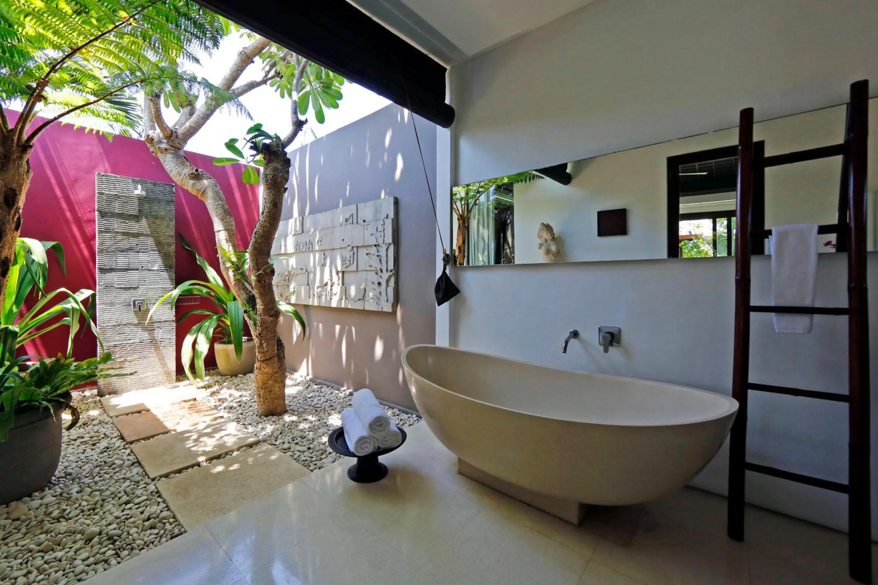 Shower in Chandra Bali Villas