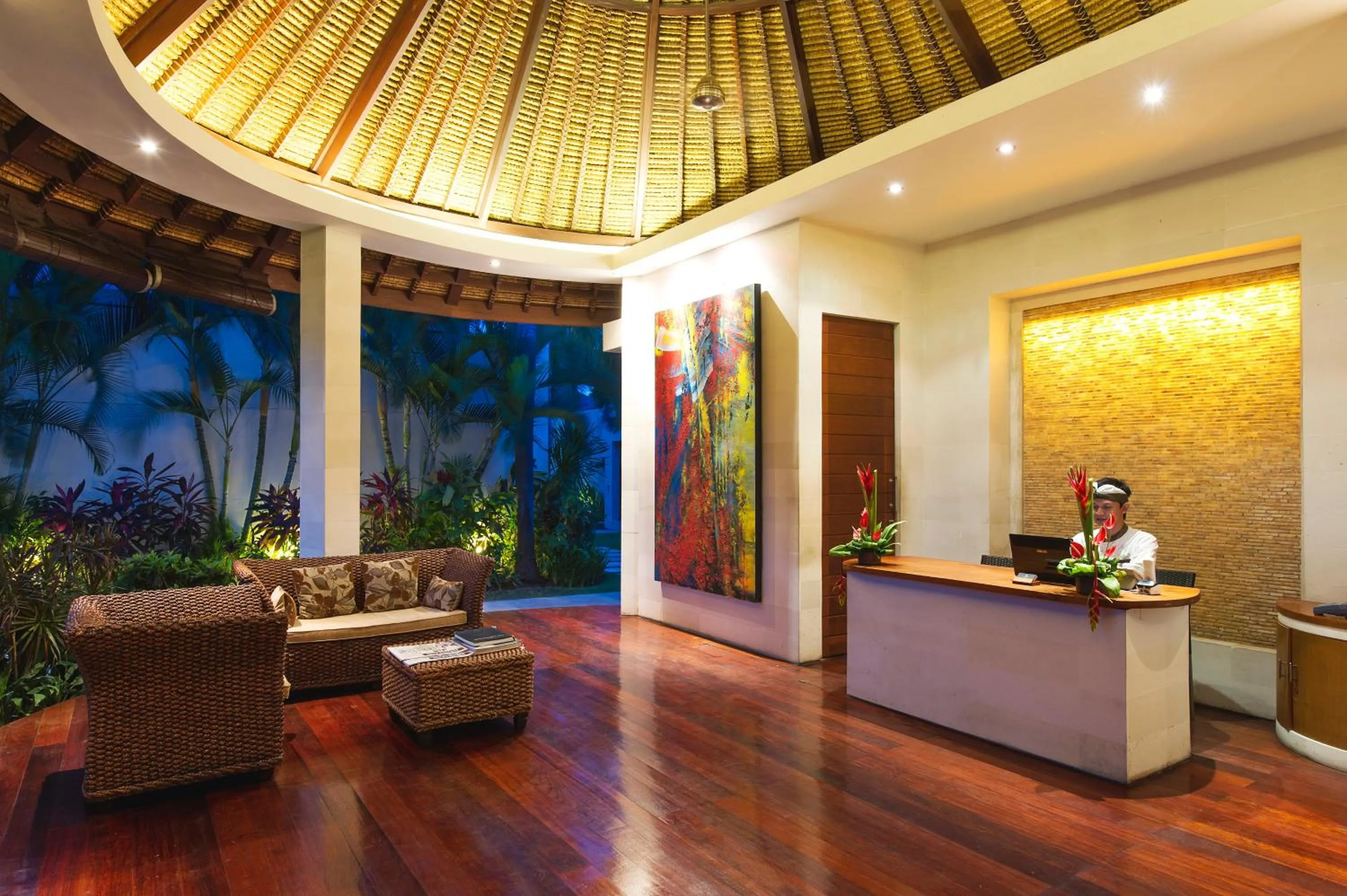 Lobby or reception in Chandra Bali Villas