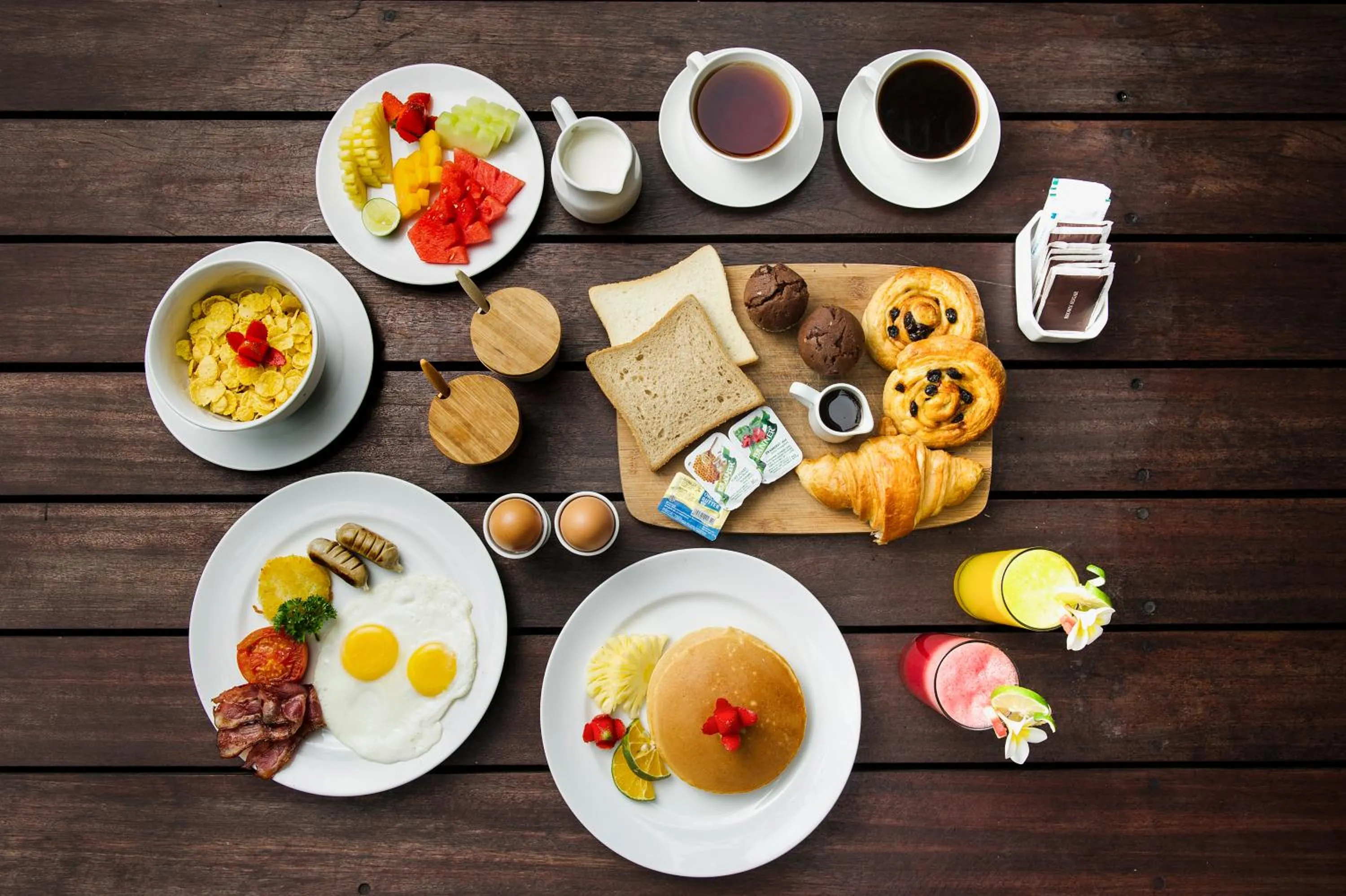 Food close-up in Chandra Bali Villas