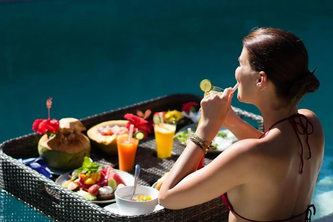 Food and drinks in Chandra Bali Villas