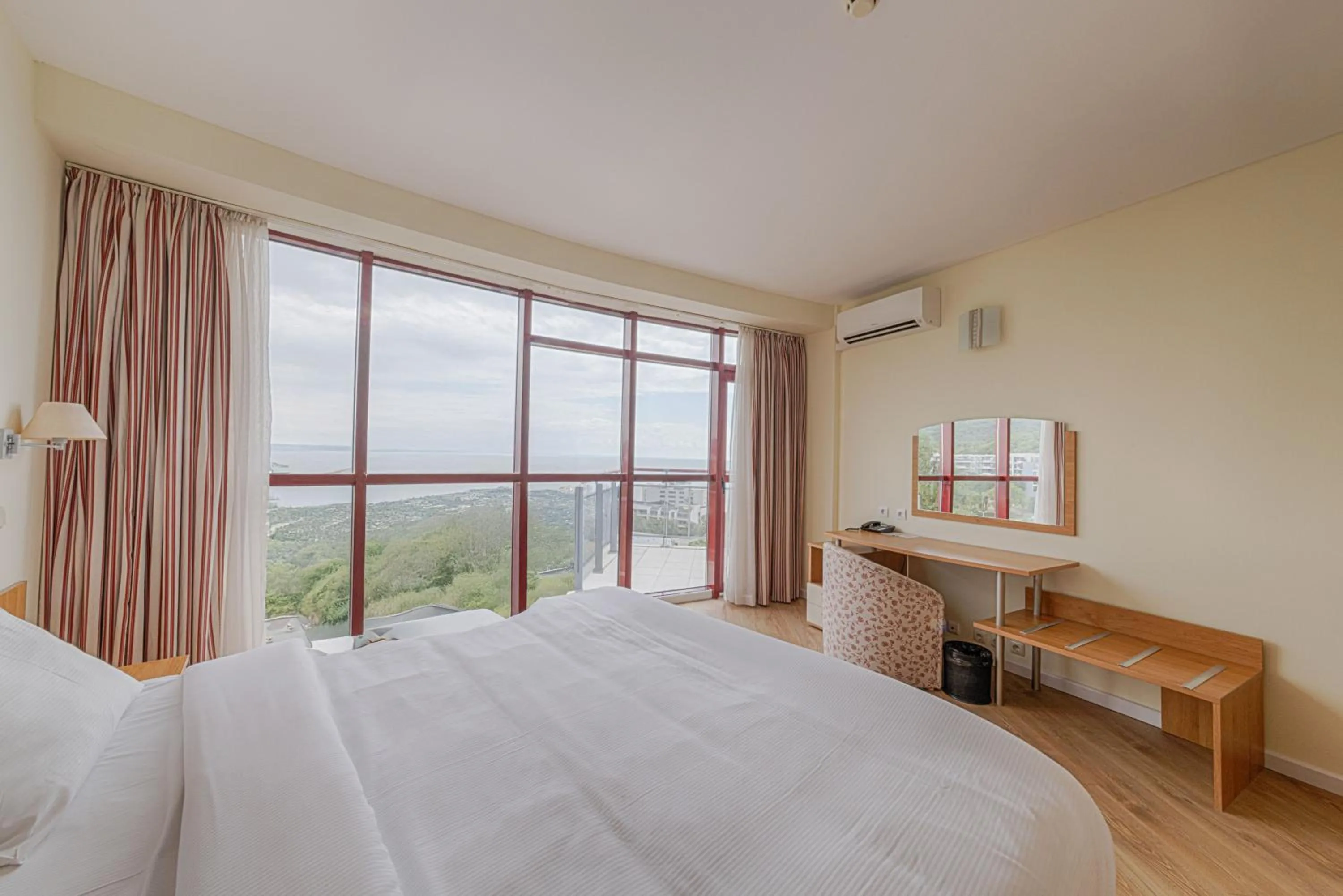 Bed in Helios Spa Hotel- All Inclusive , Newly Refurbished Rooms with Private AC, Pools and Water Fun for Kids