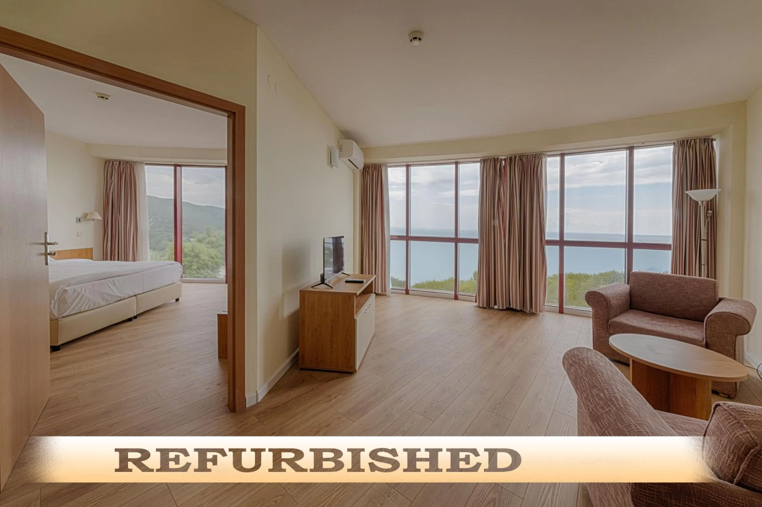 Bed in Helios Spa Hotel- All Inclusive , Newly Refurbished Rooms with Private AC, Pools and Water Fun for Kids