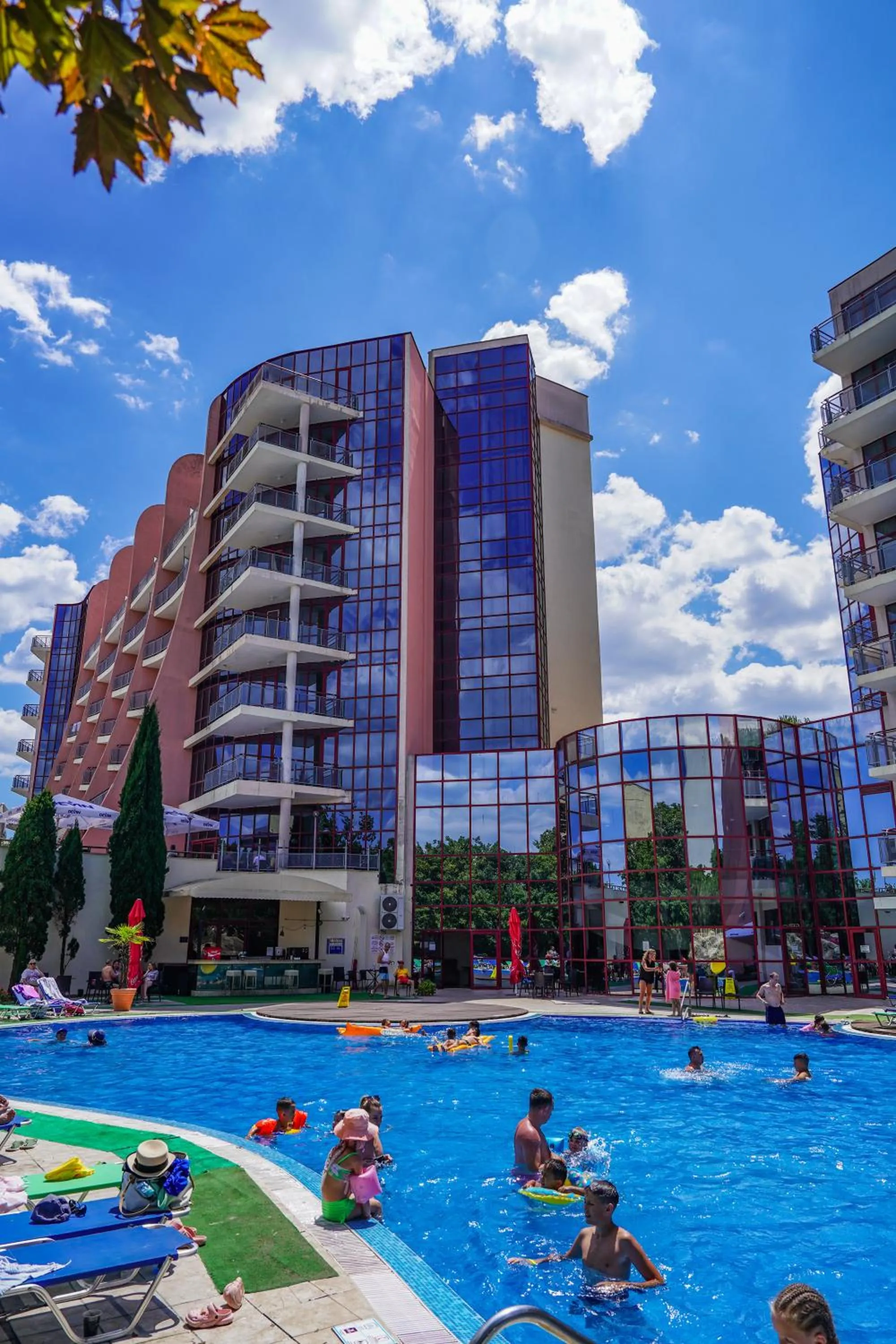 Property building in Helios Spa Hotel- All Inclusive , Newly Refurbished Rooms with Private AC, Pools and Water Fun for Kids