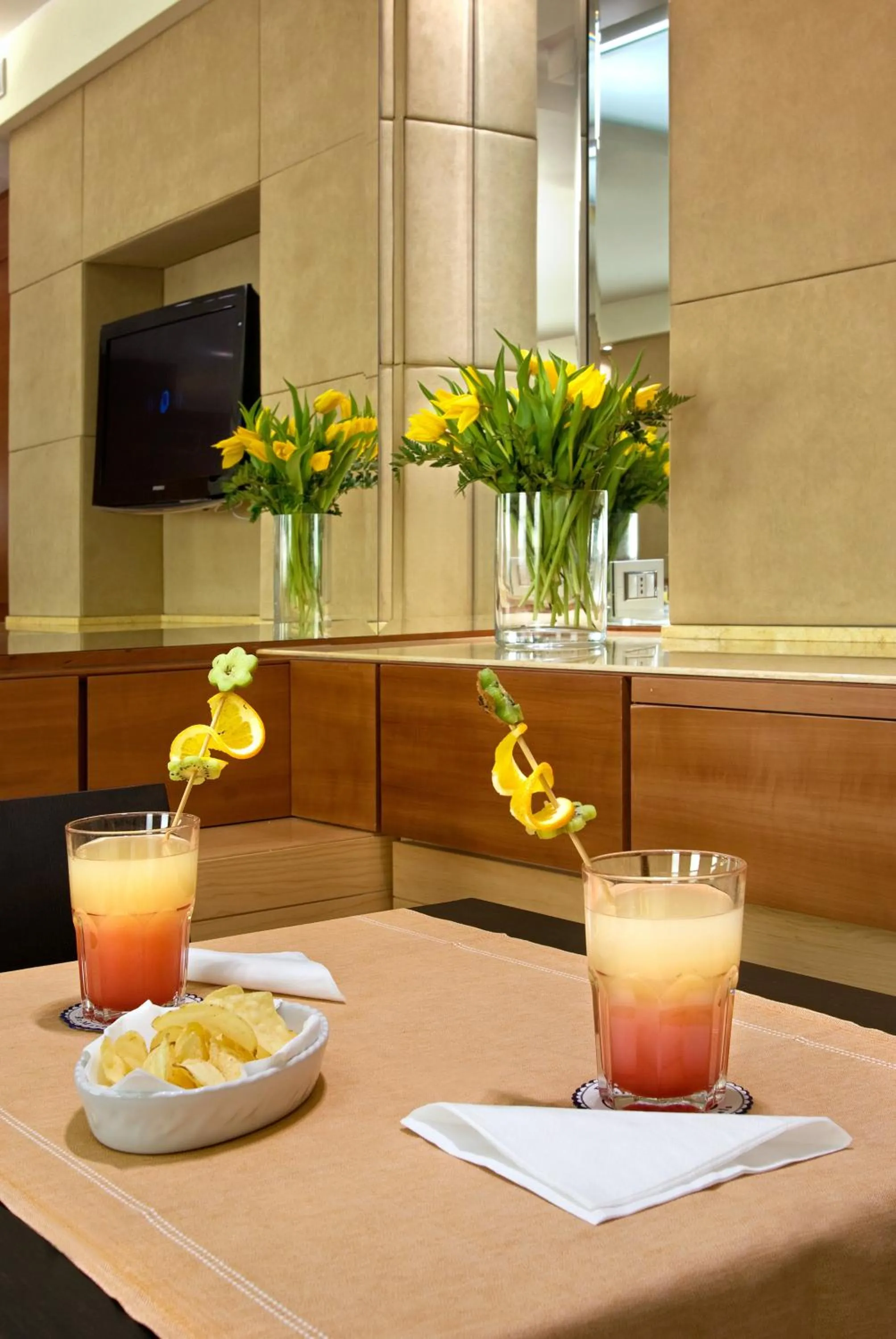 Non alcoholic drinks in Hotel Memphis