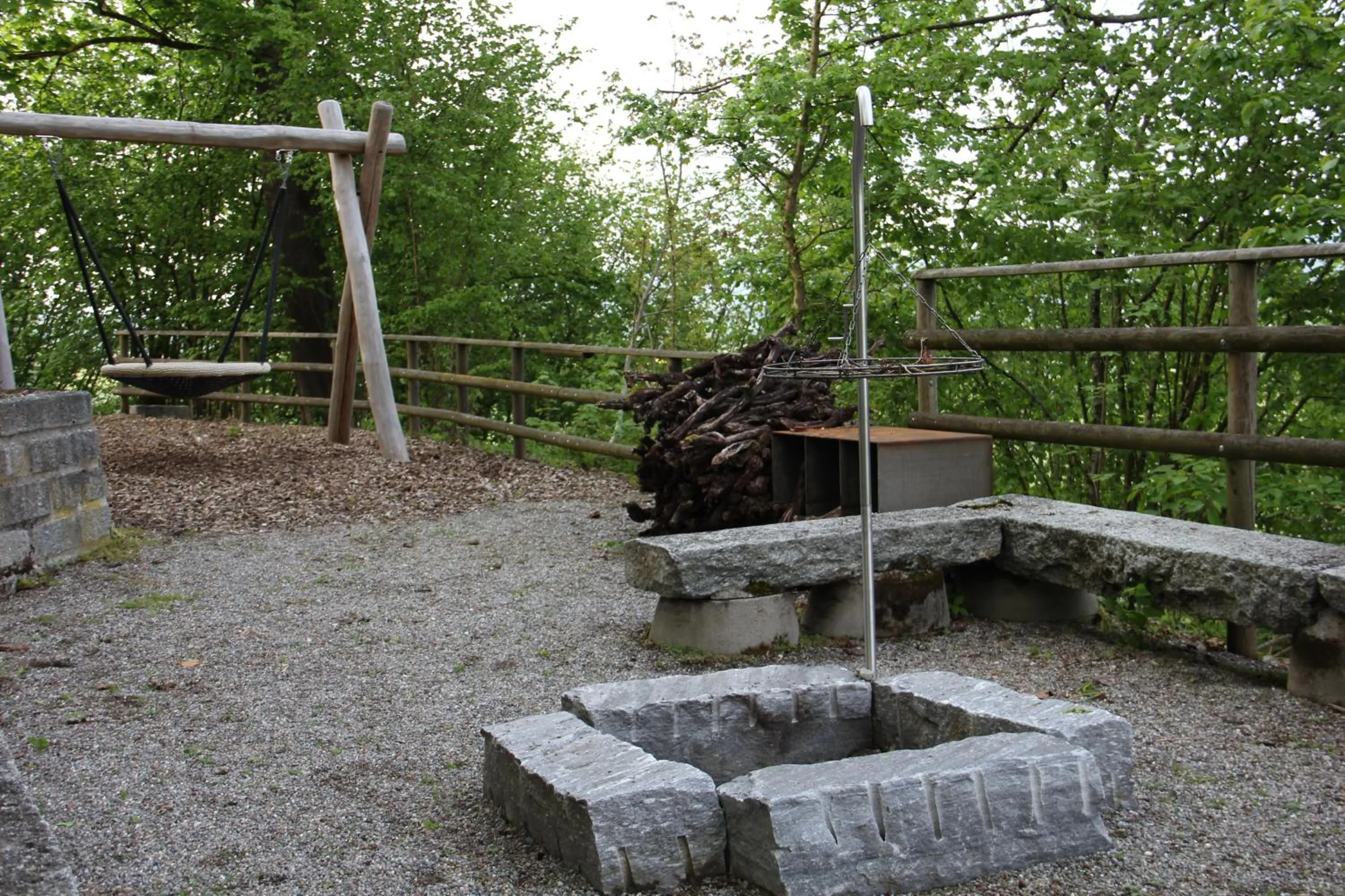 BBQ facilities in Hotel & Restaurant Schloss Schwandegg
