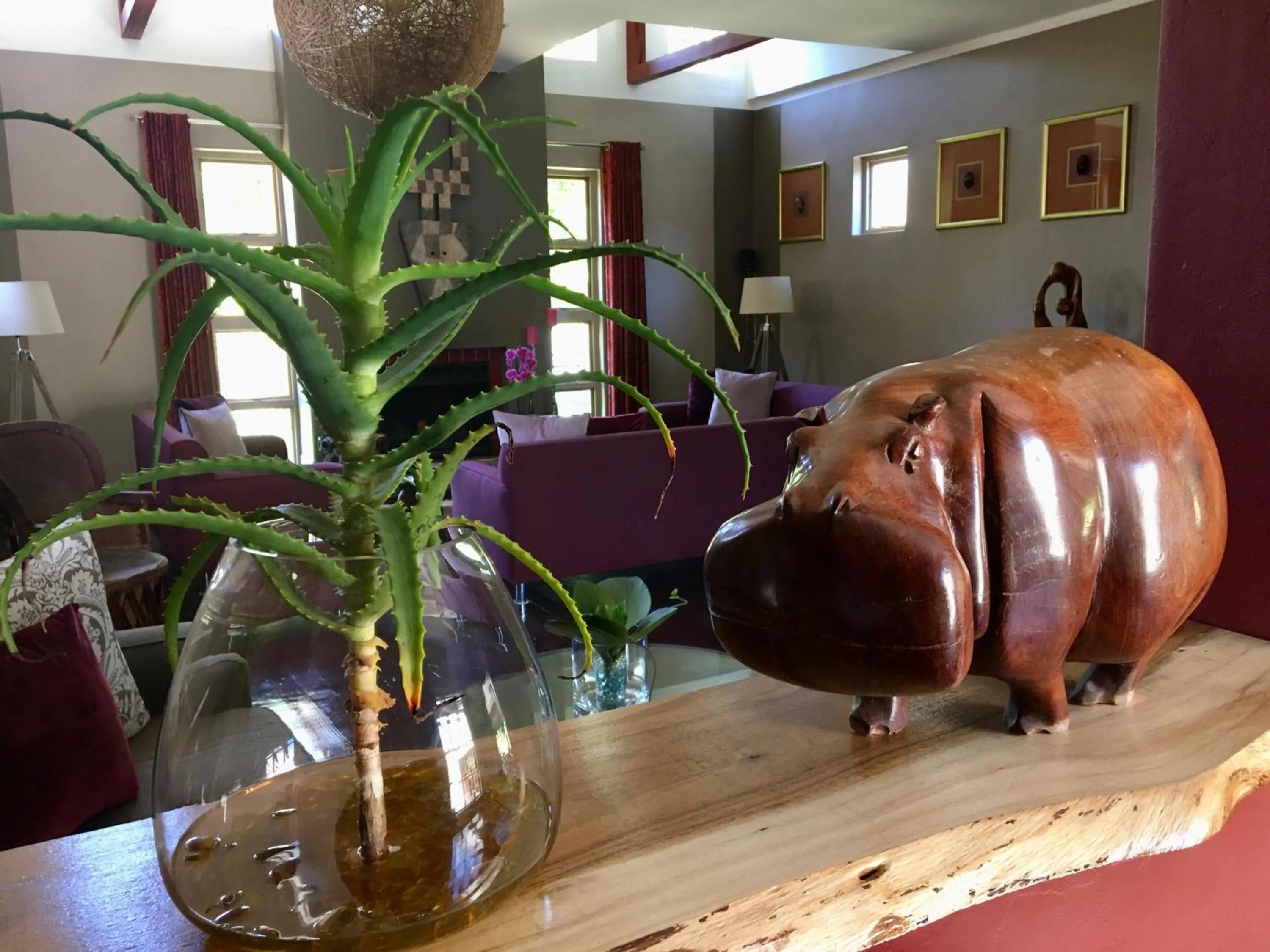 Communal lounge/ TV room in Lily Pond Country Lodge