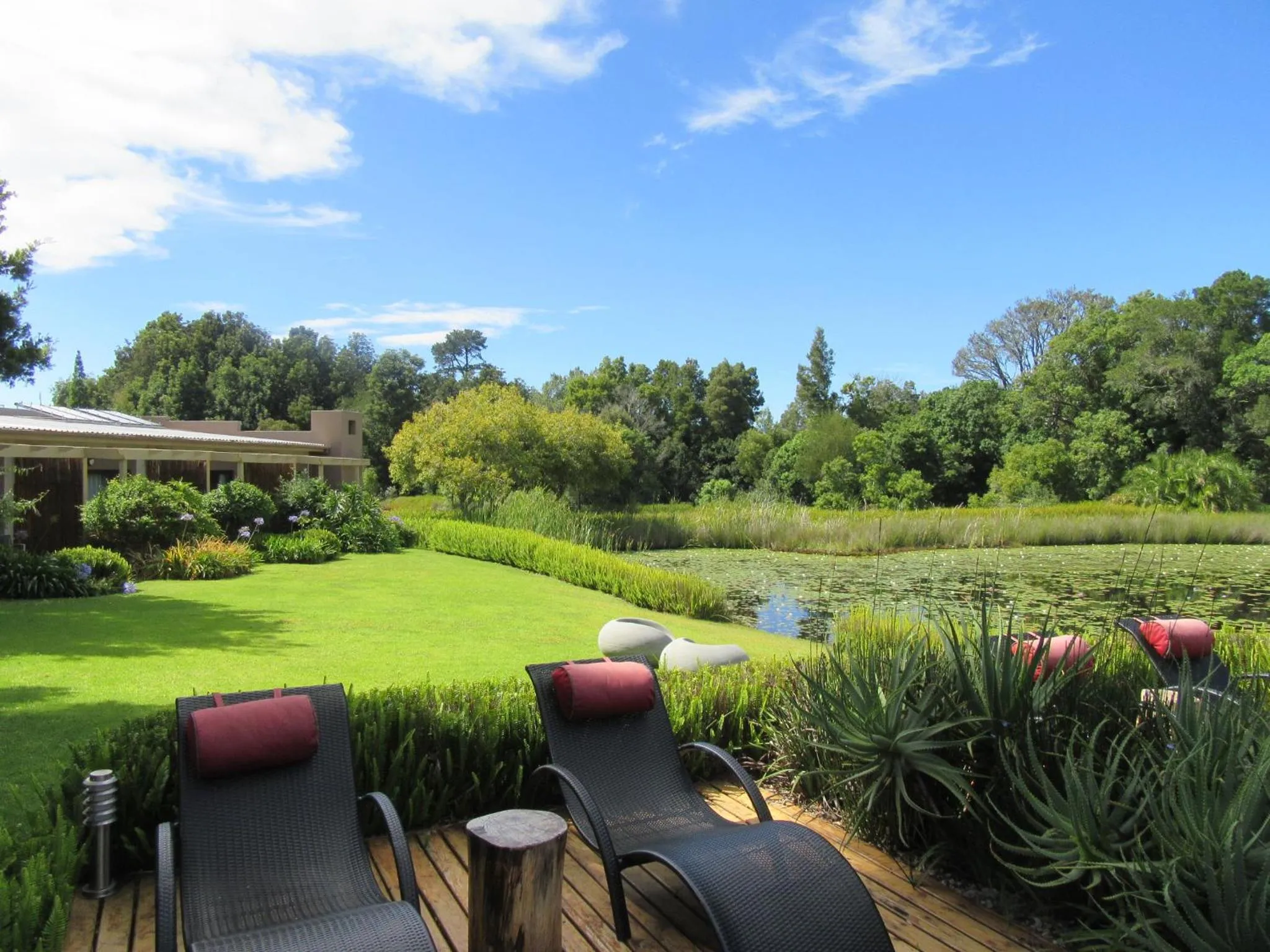 Patio in Lily Pond Country Lodge