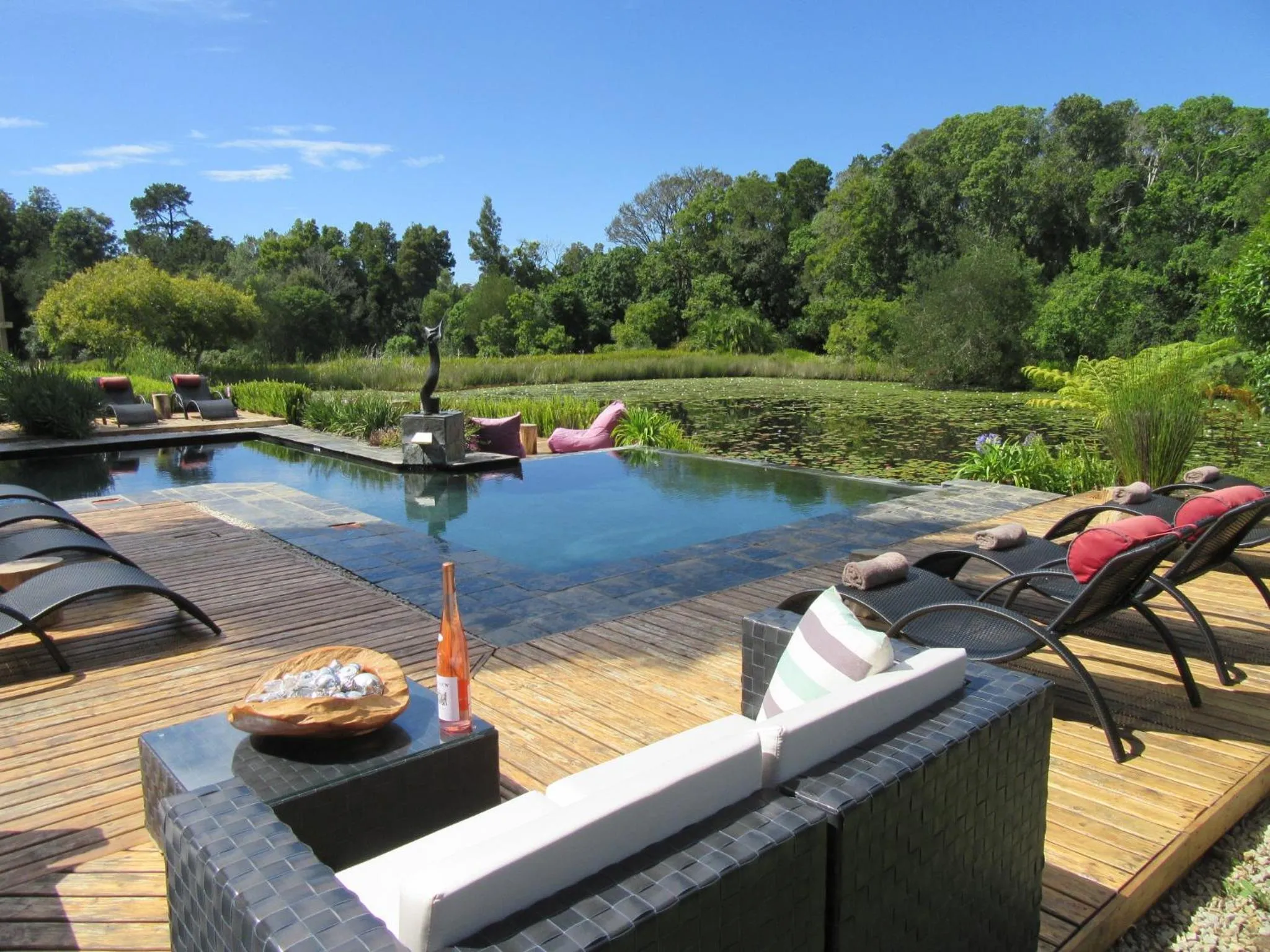 Patio in Lily Pond Country Lodge