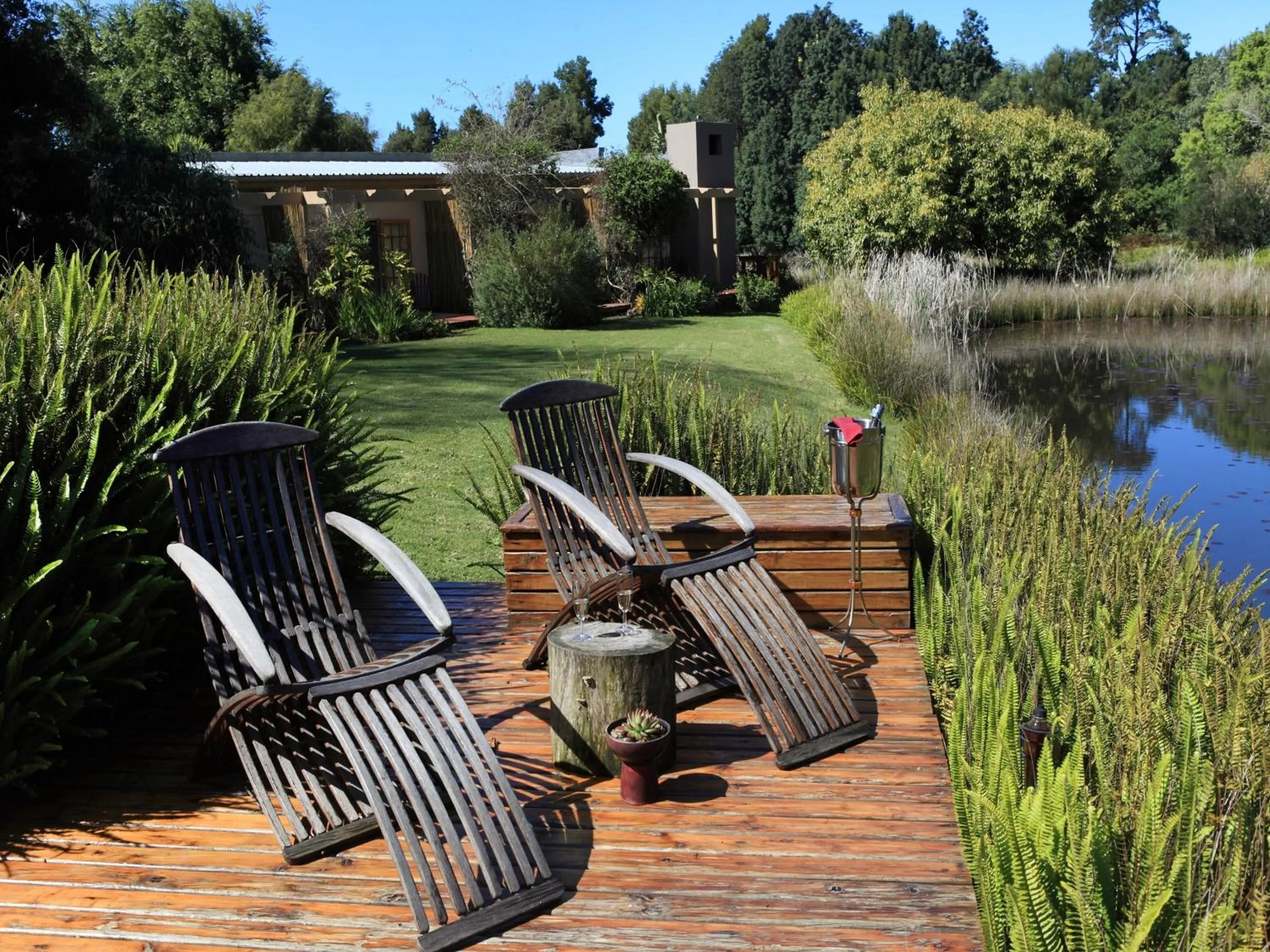 Patio in Lily Pond Country Lodge