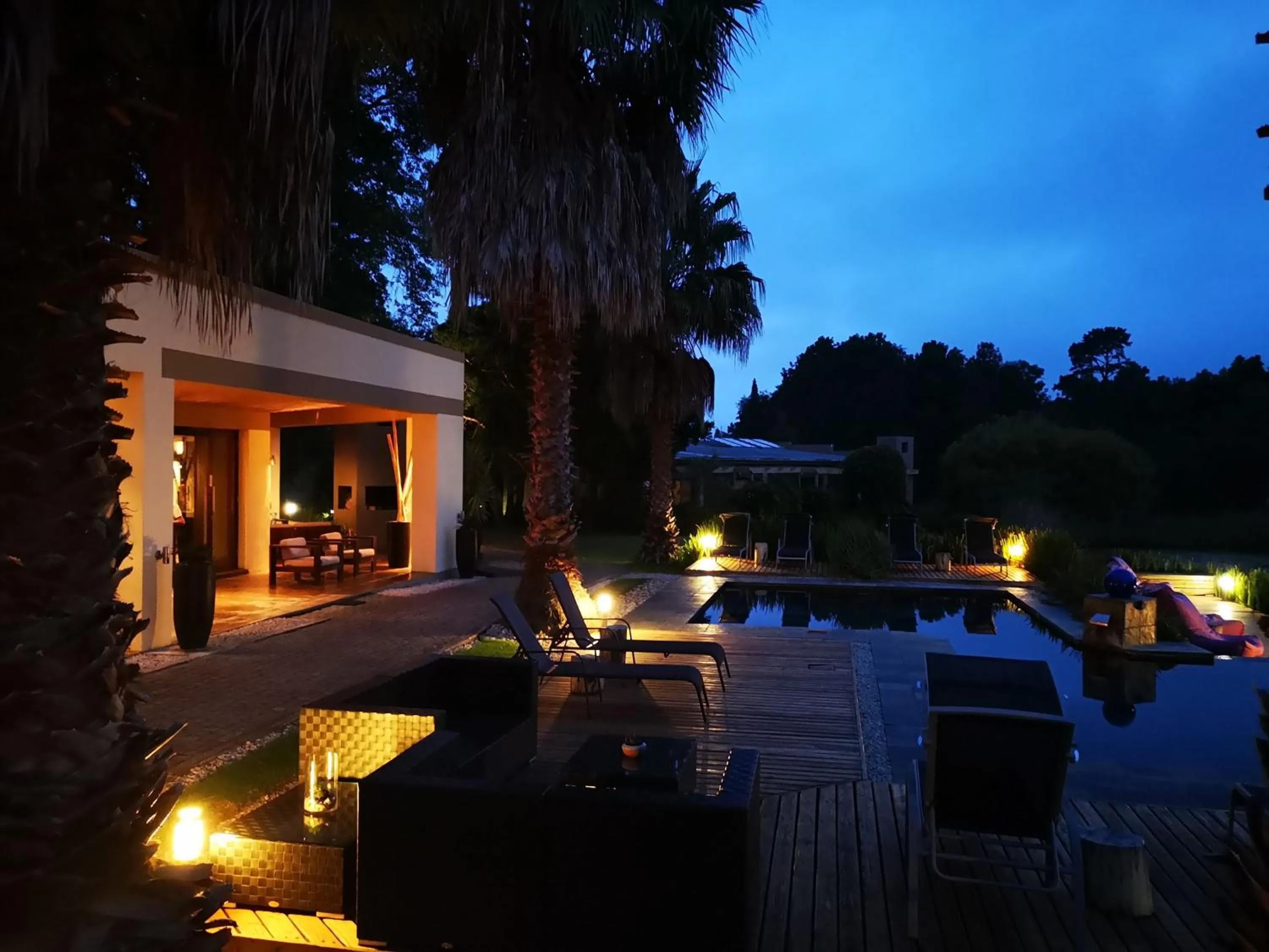 Patio in Lily Pond Country Lodge