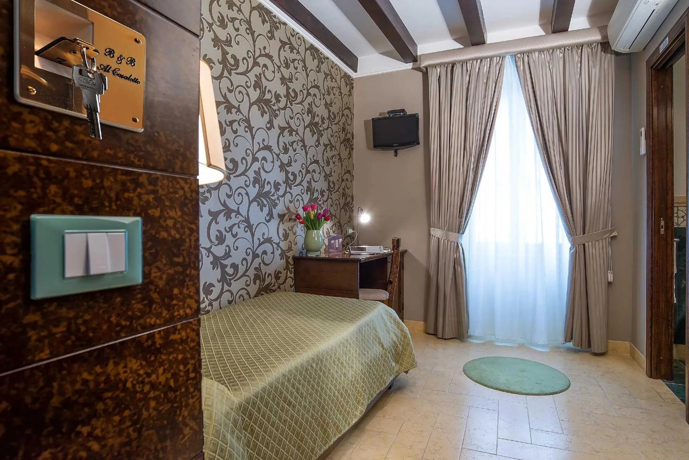 Bed in Al Casaletto Hotel