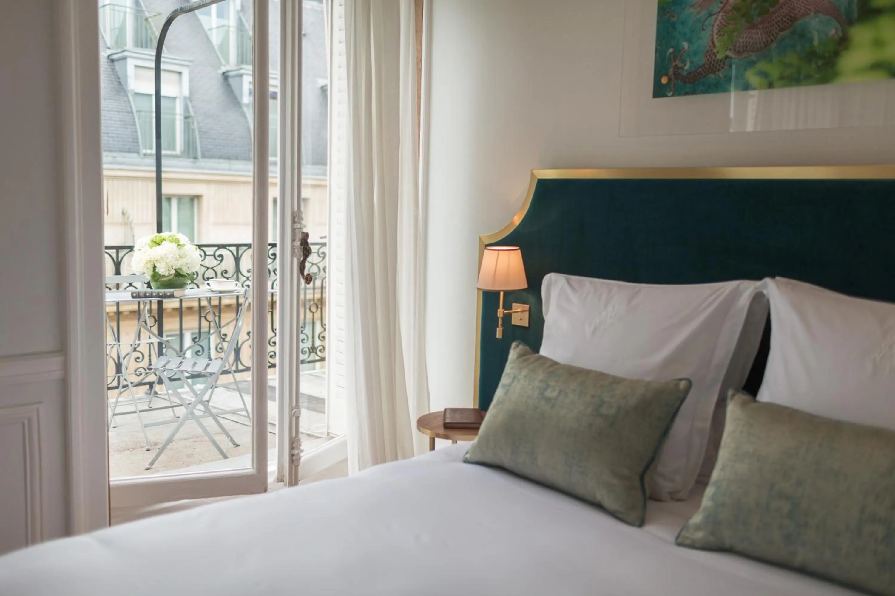 Bed in Hôtel Alfred Sommier