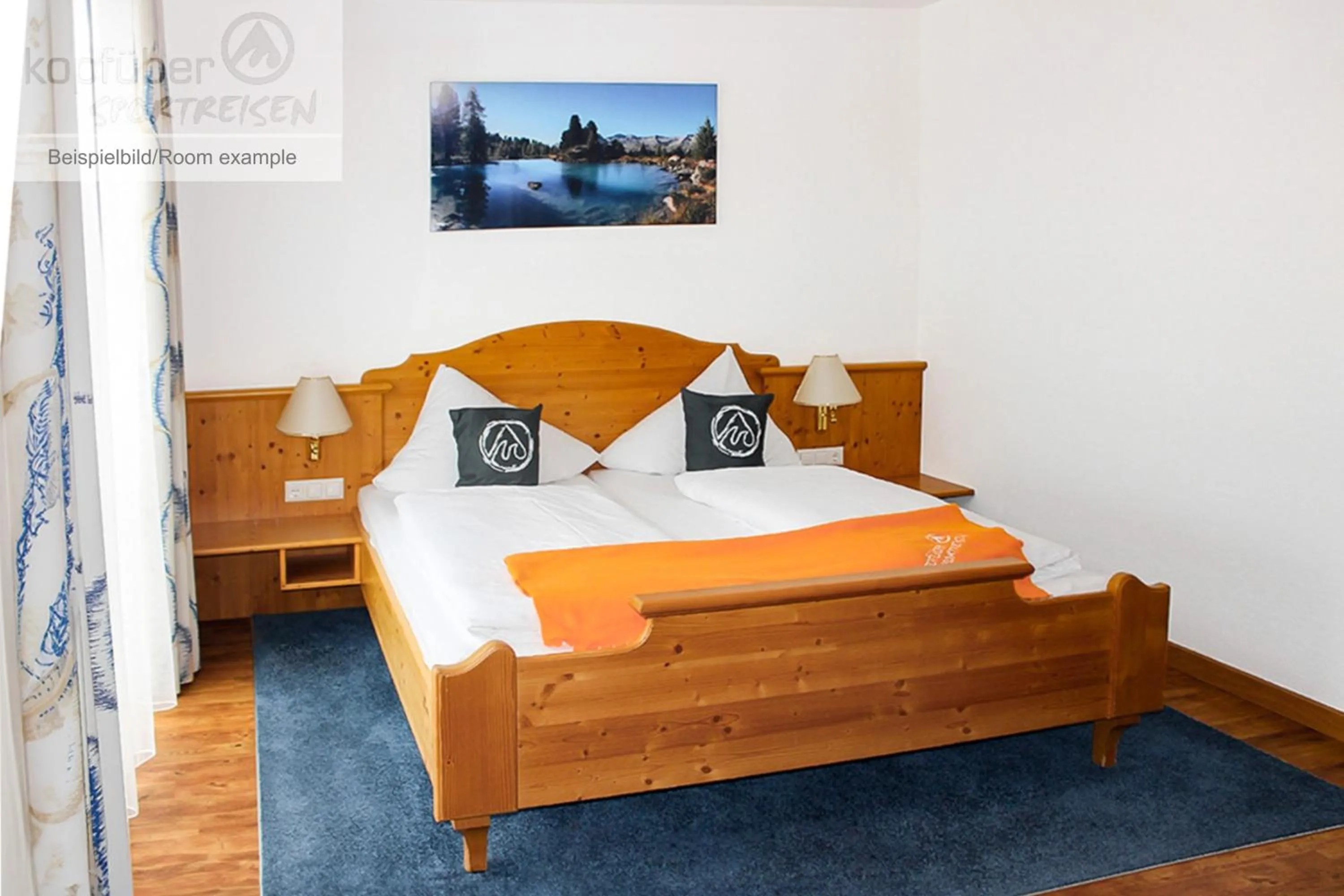 Bed in Sporthotel Daniel