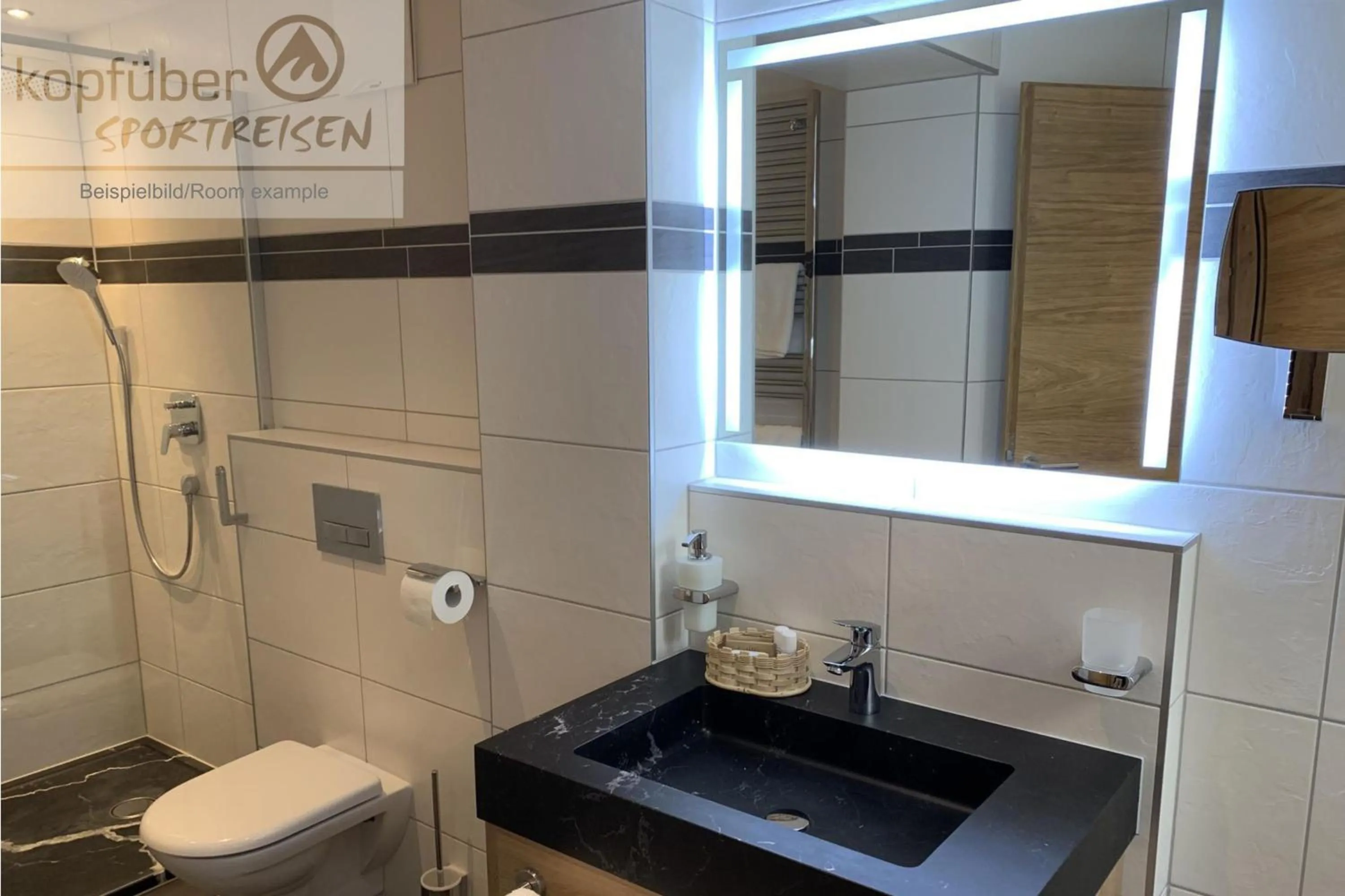 Shower in Sporthotel Daniel