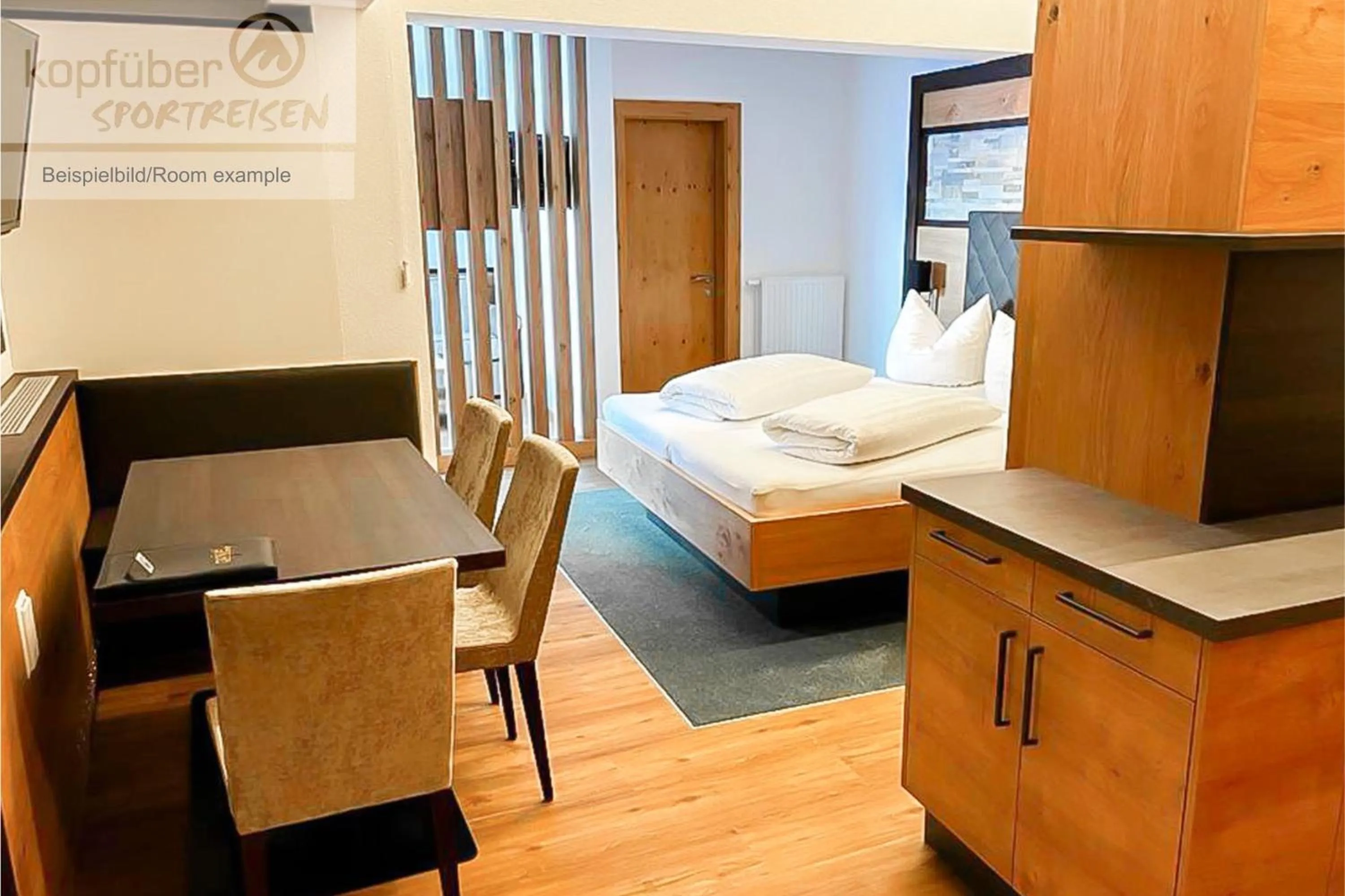 Bed in Sporthotel Daniel