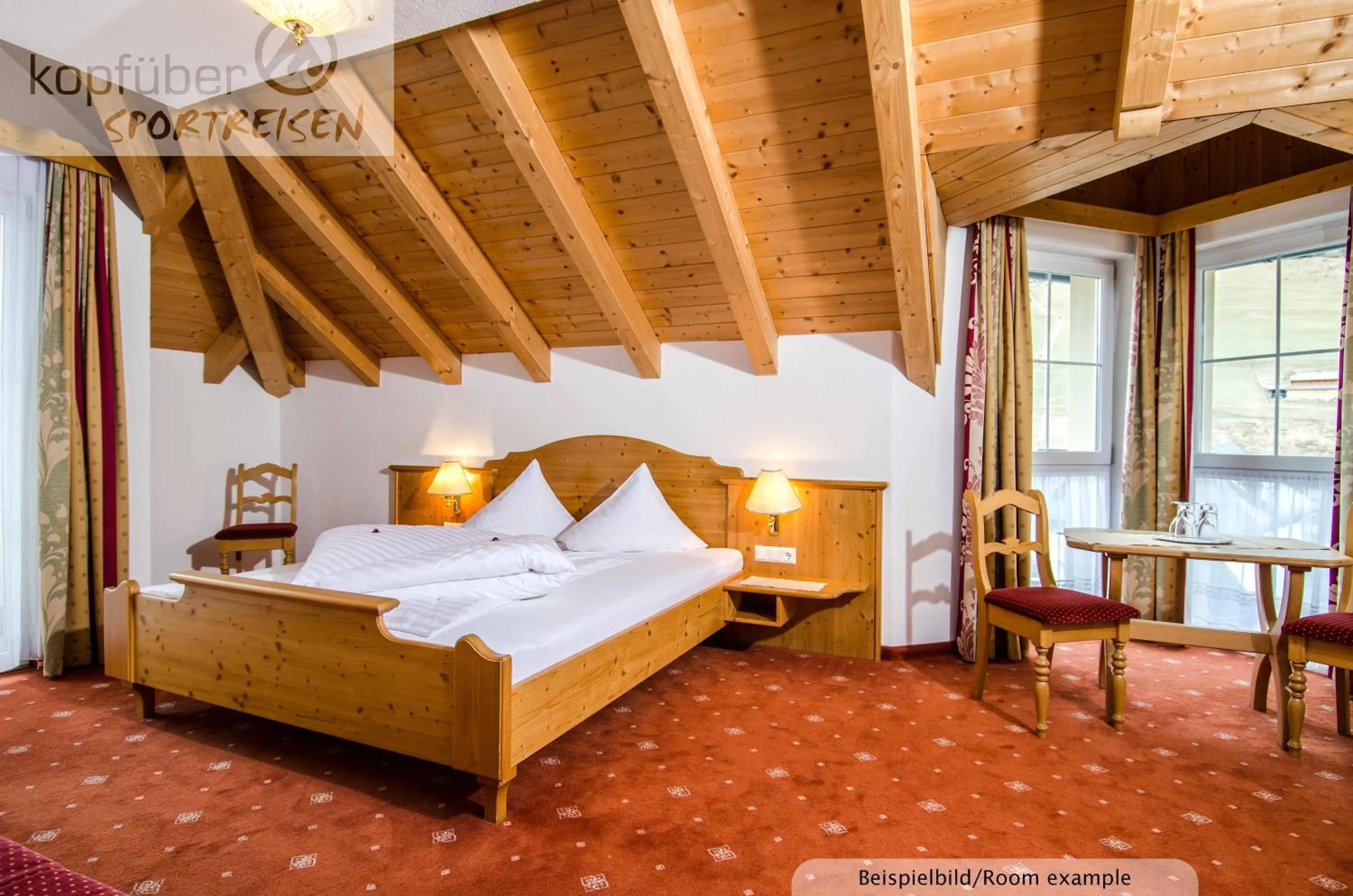 Bed in Sporthotel Daniel