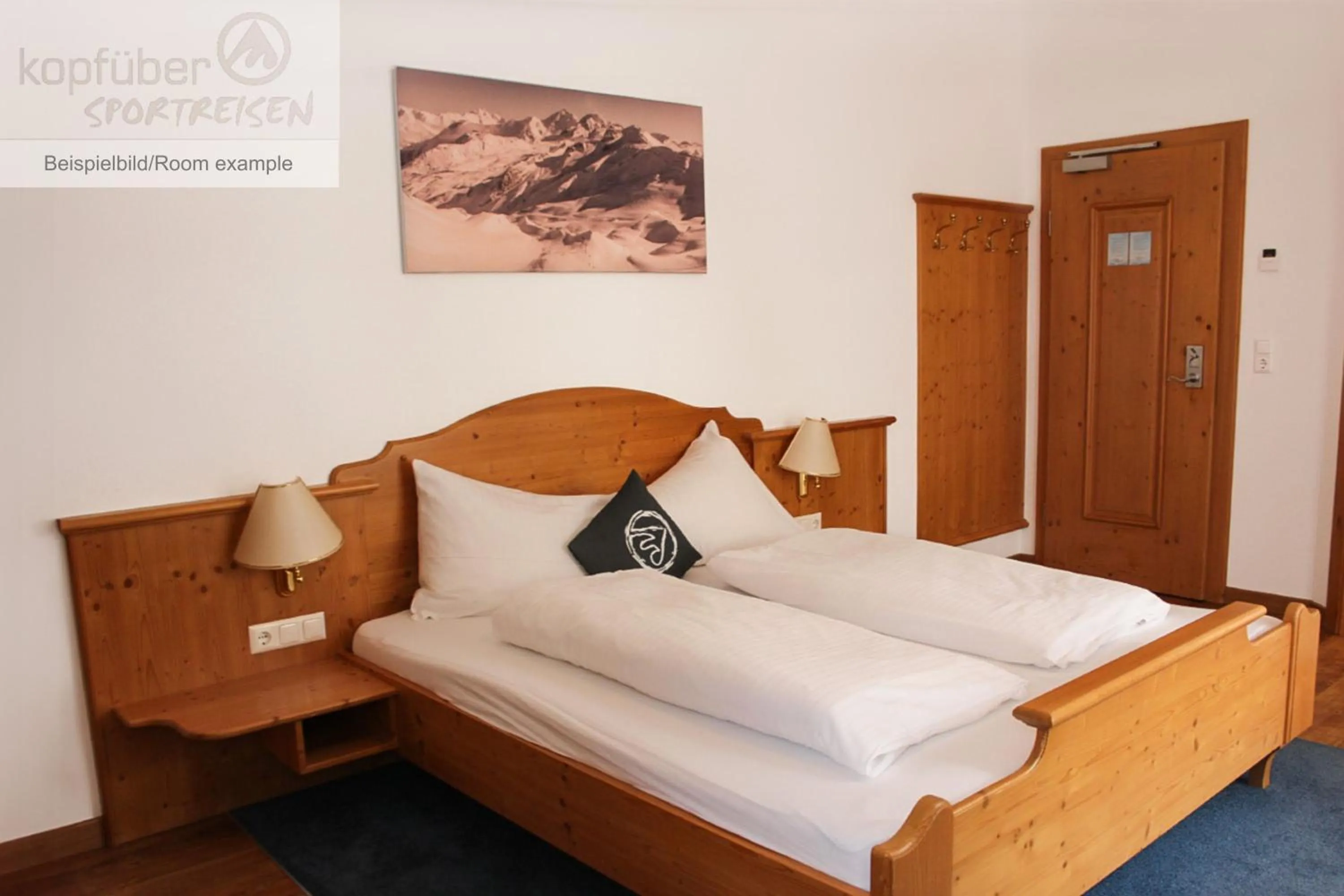 Bed in Sporthotel Daniel