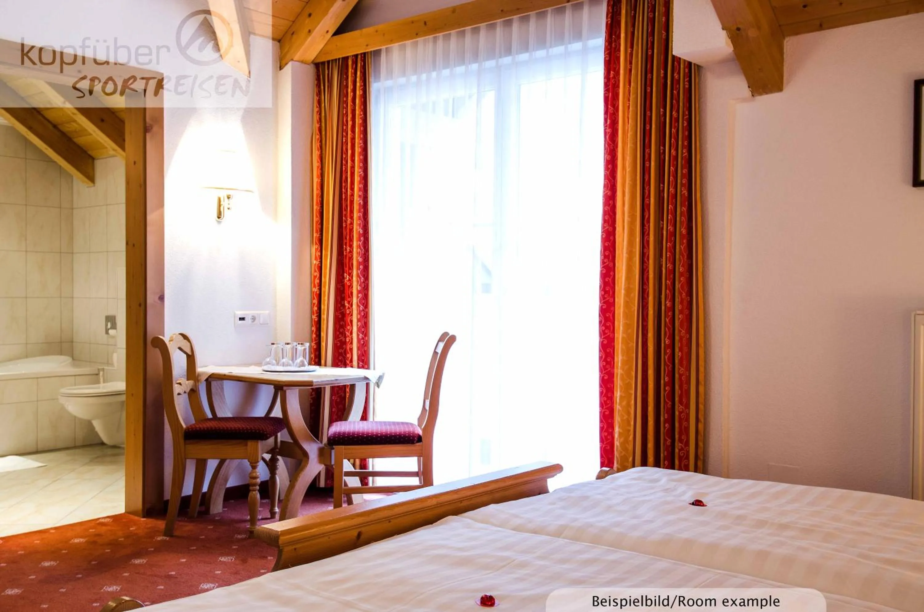 Bed in Sporthotel Daniel