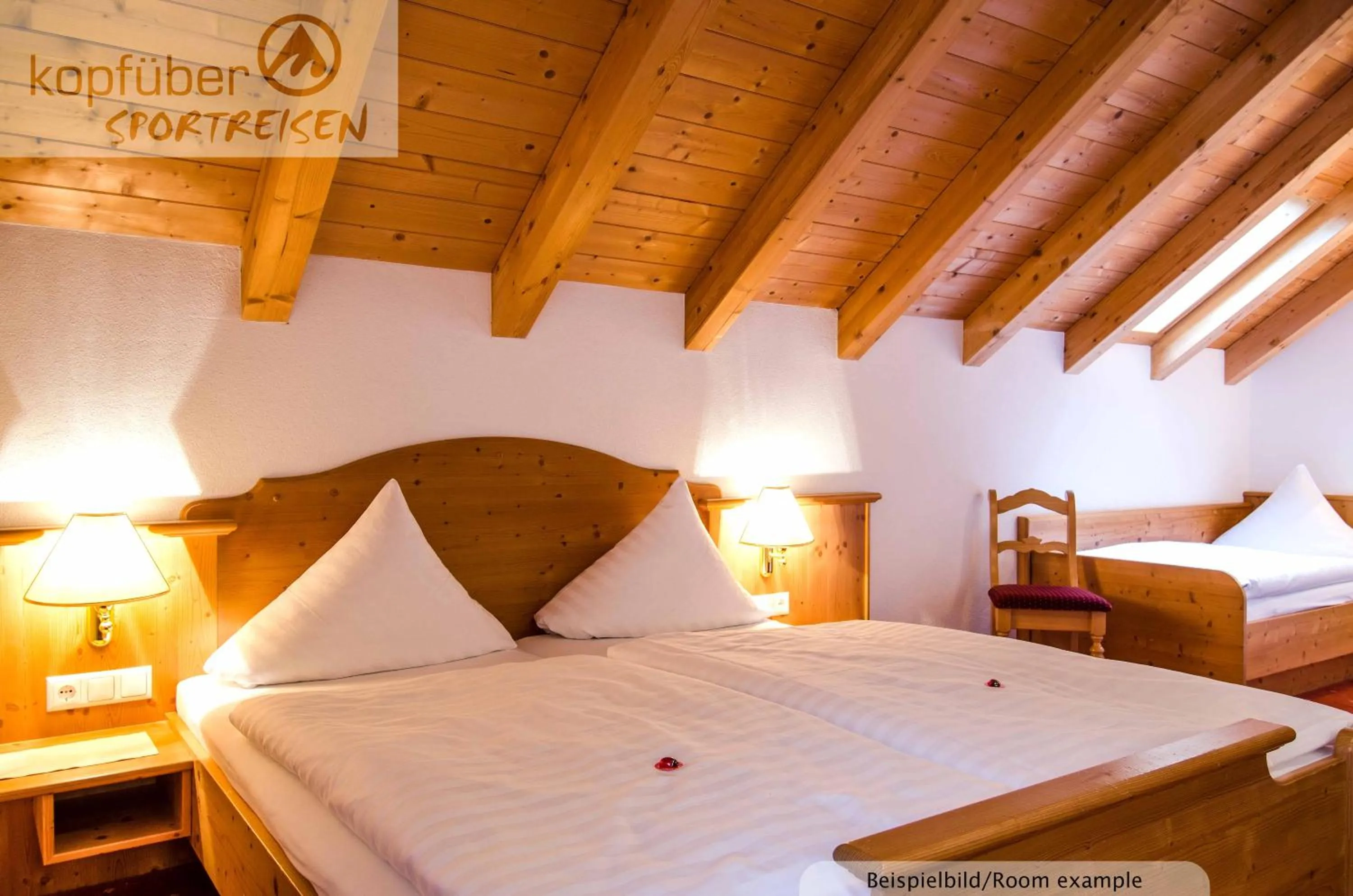 Bed in Sporthotel Daniel