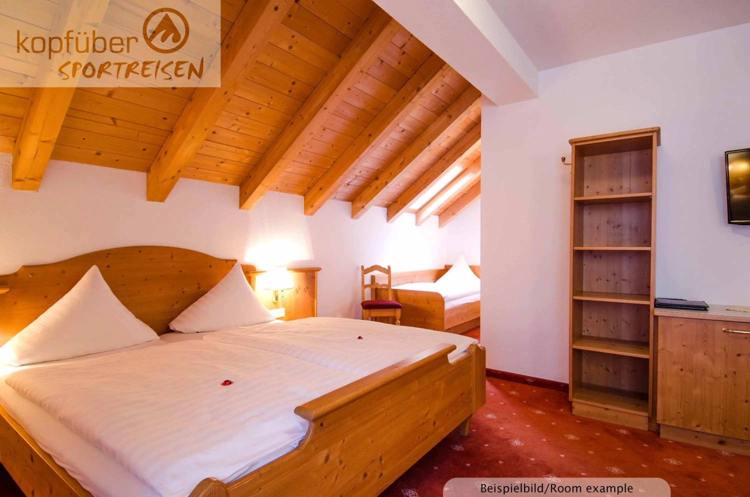 Bed in Sporthotel Daniel