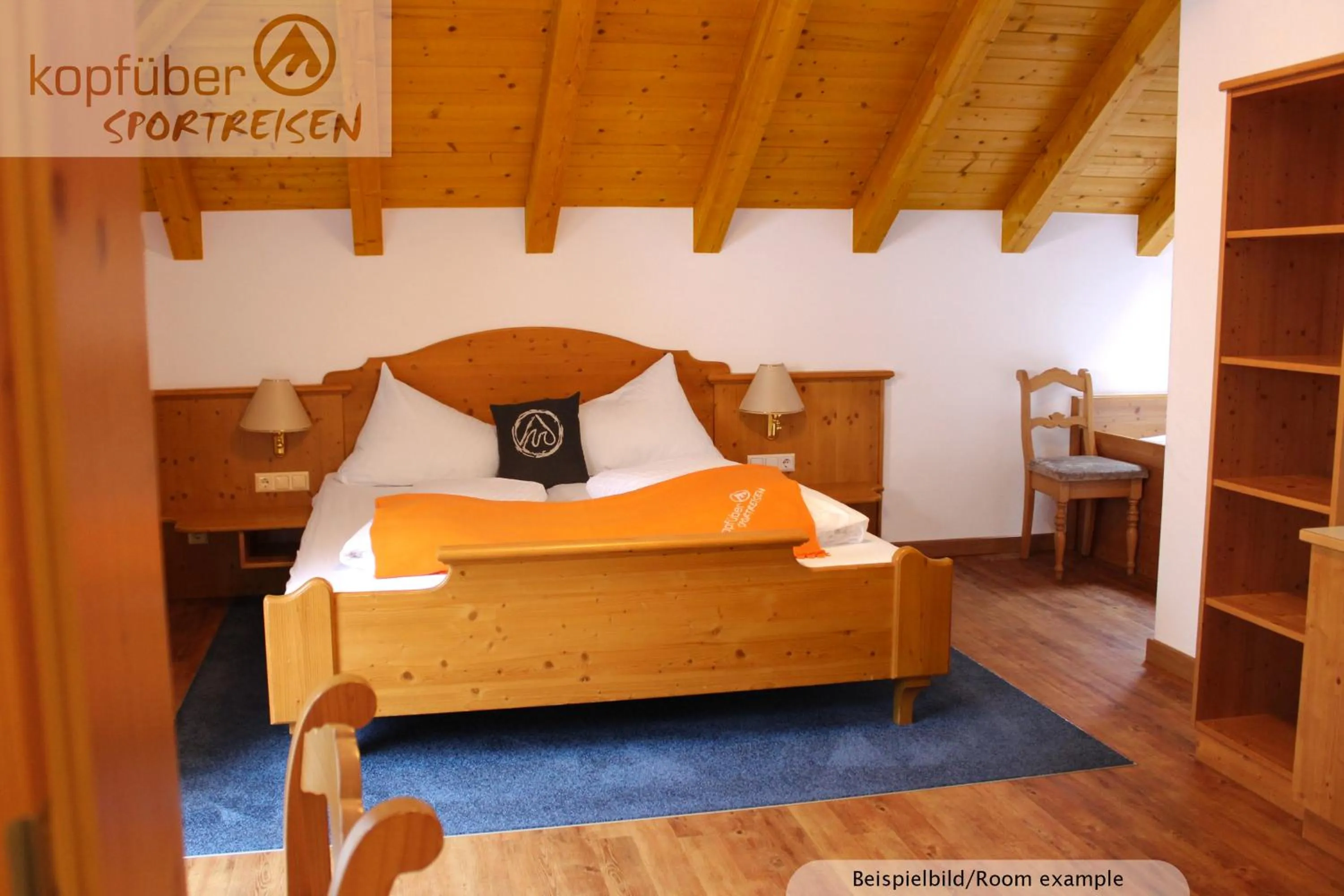 Bed in Sporthotel Daniel