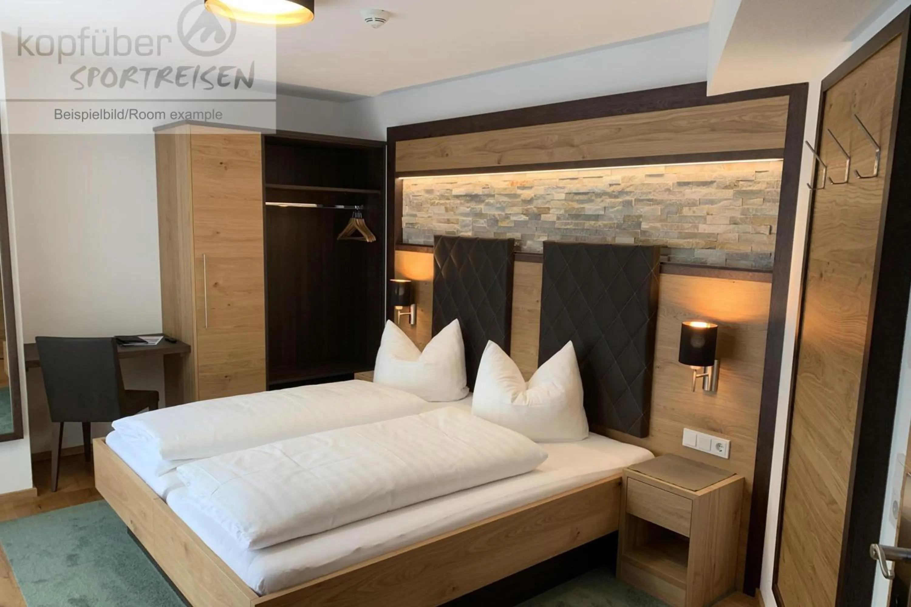 Bed in Sporthotel Daniel