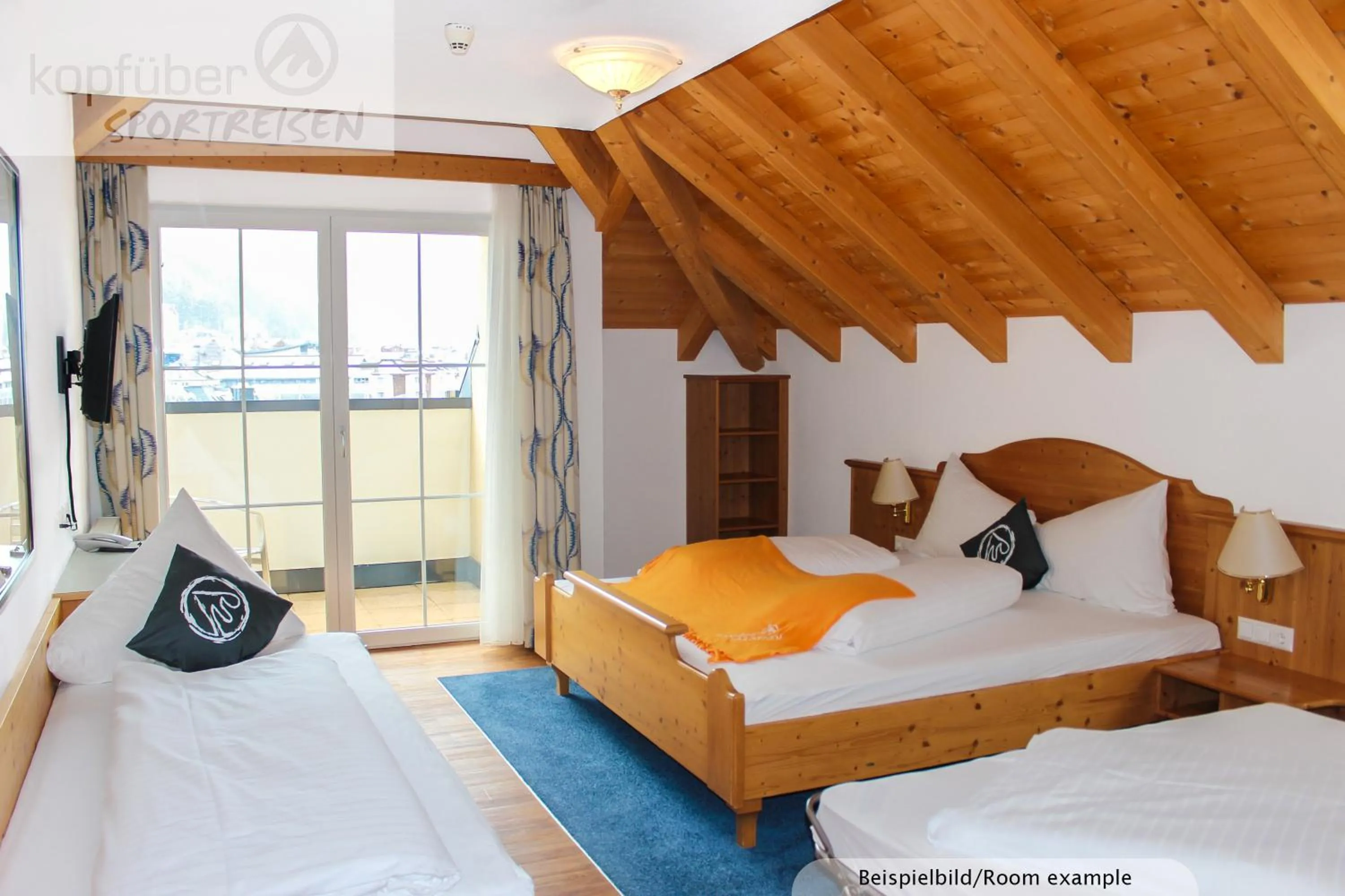 Bed in Sporthotel Daniel