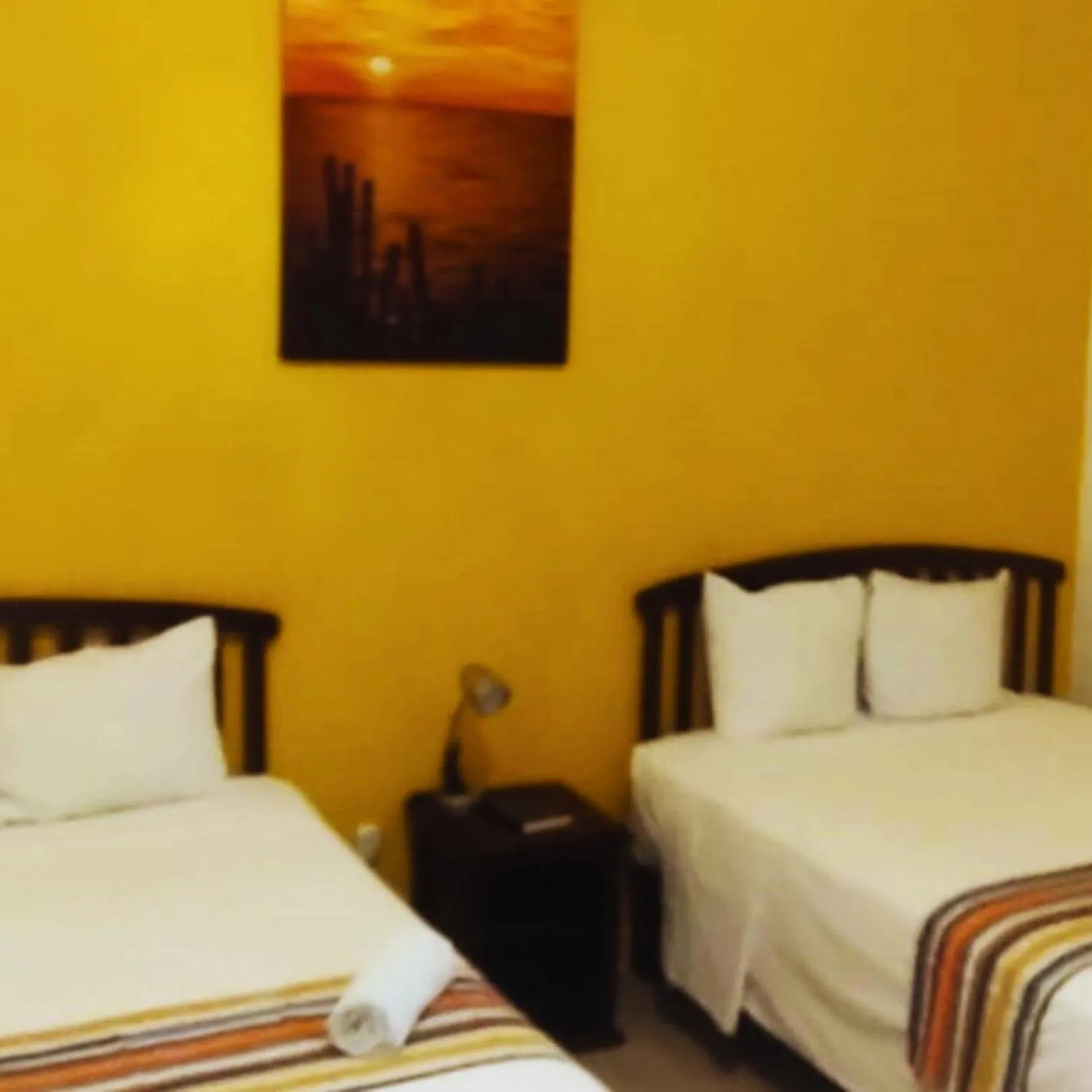 Bed in Balamku Hotel Petit