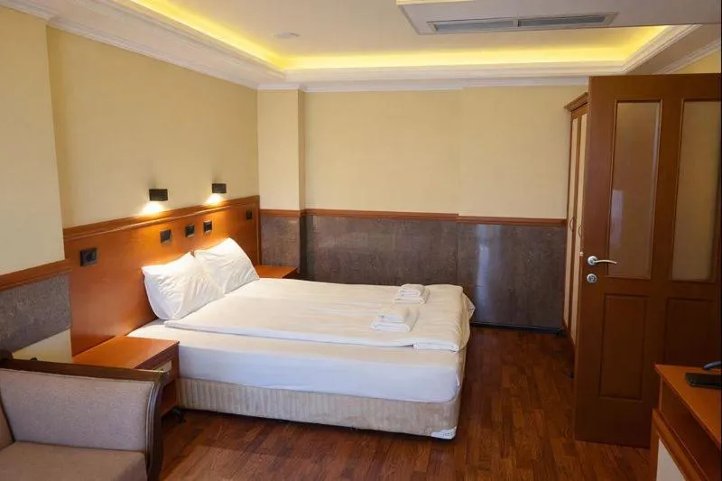 Bed in California Hotel