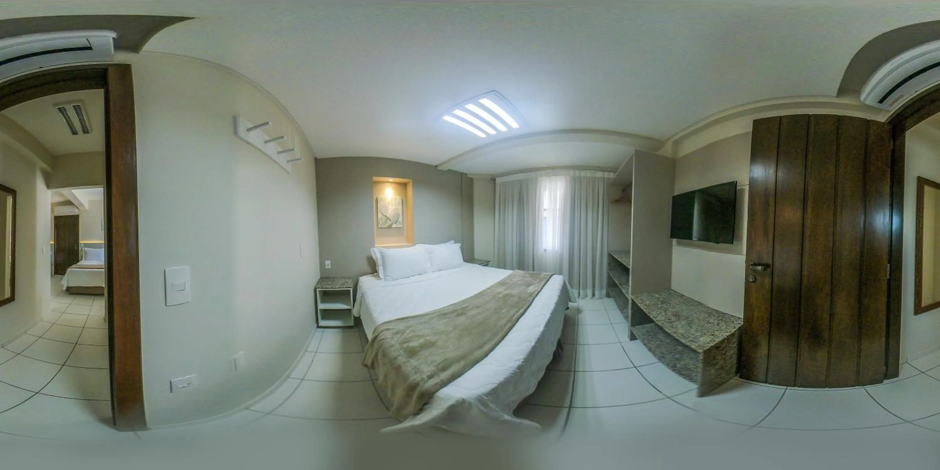 Bed in Pousada Doluar